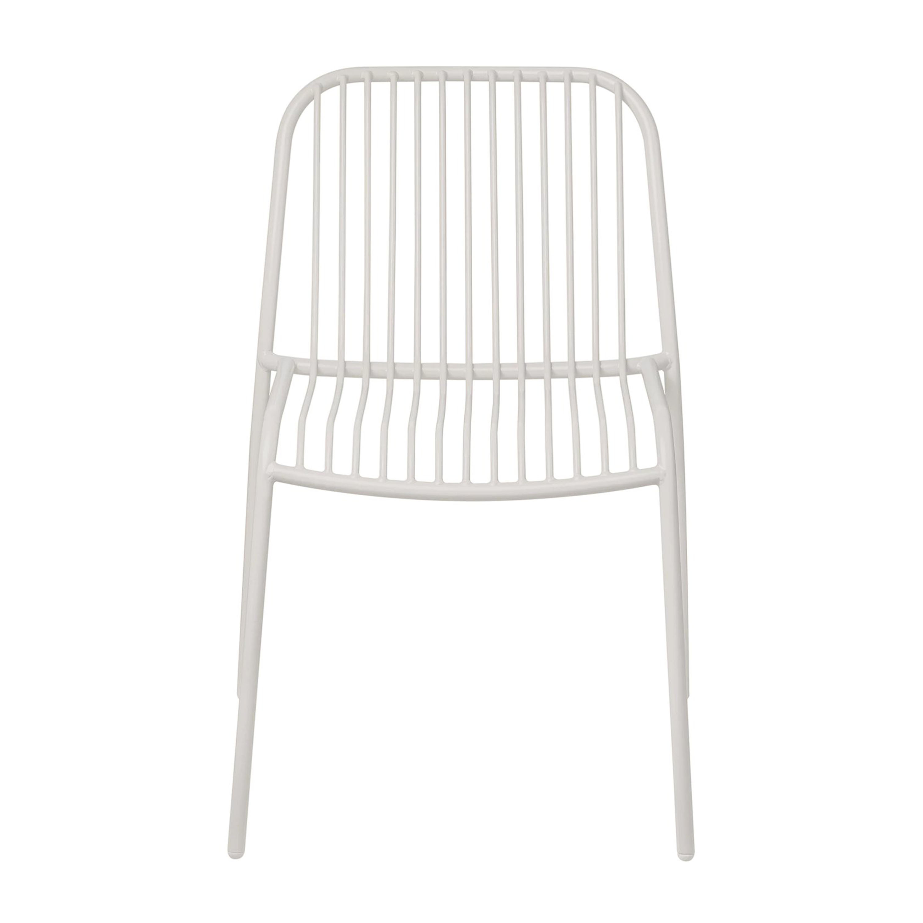 Blomus - Yua Wire Utomhus Matstol Silk Gray - Grå
