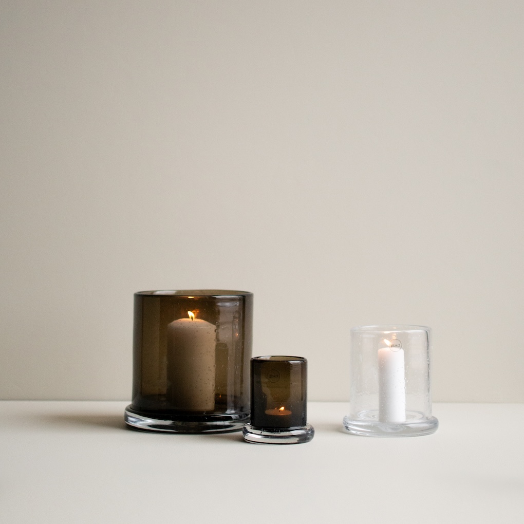 DBKD Bubble Kynttilälyhty Brown Large