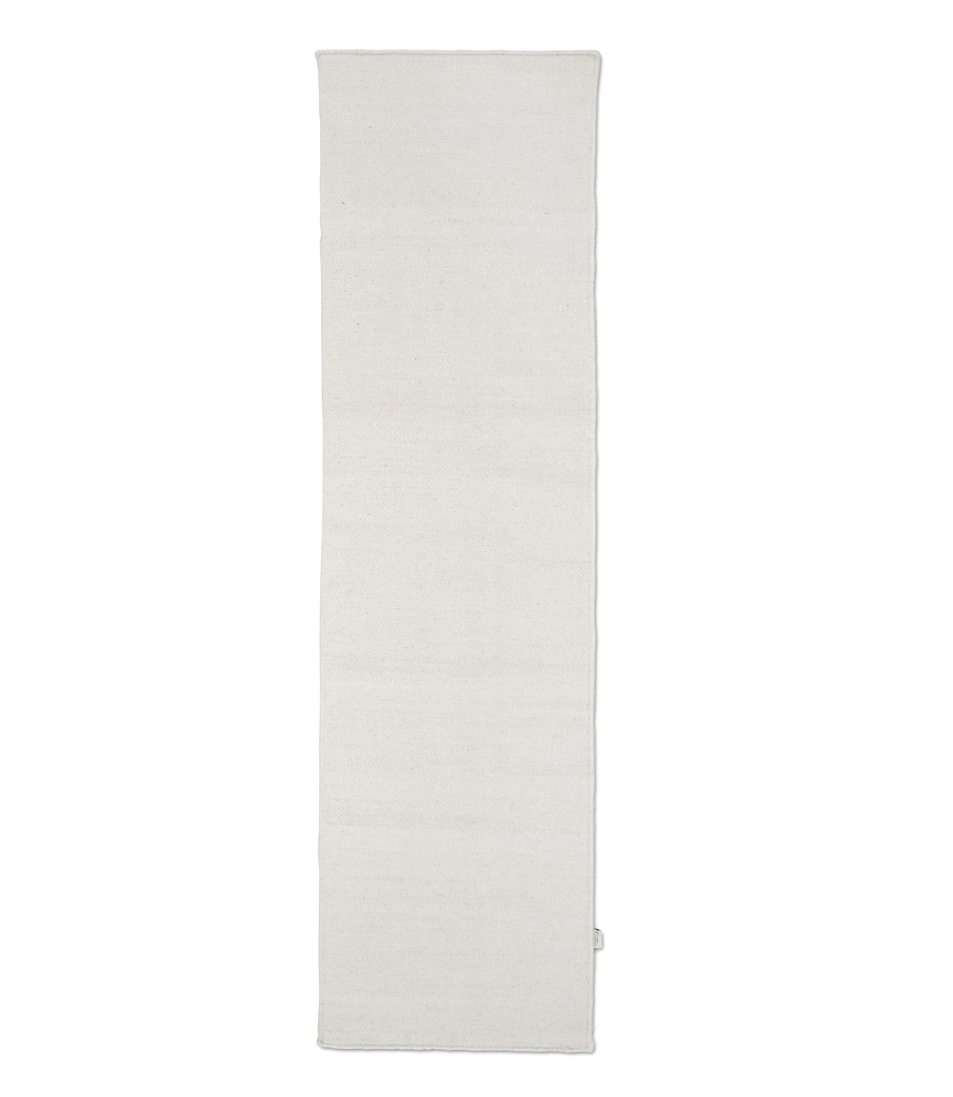 Classic Collection - Plain Villamatto Off White 80x250 Valkoinen - Ull - Käytävämatot