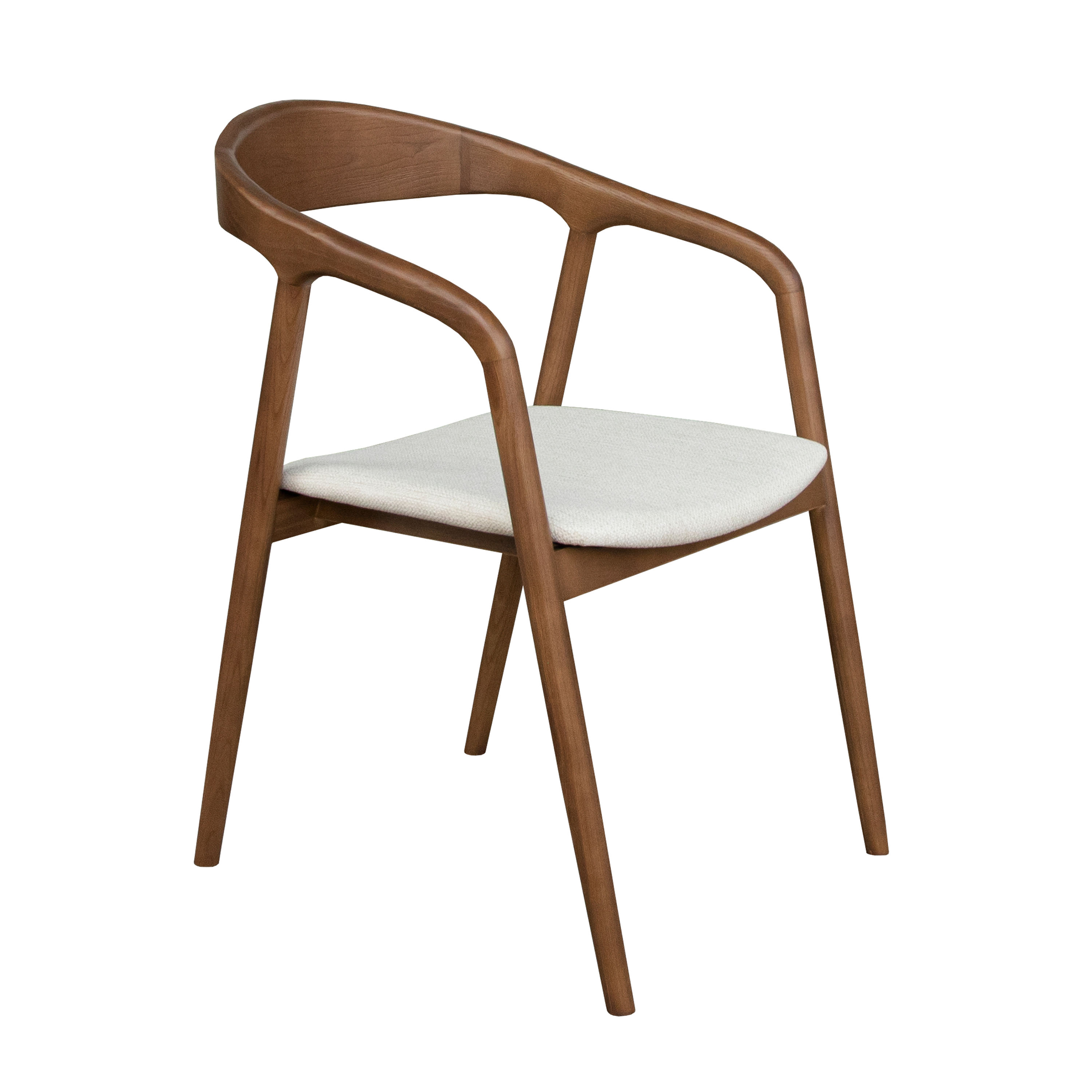 Casper Karmstol Caramel/Vit