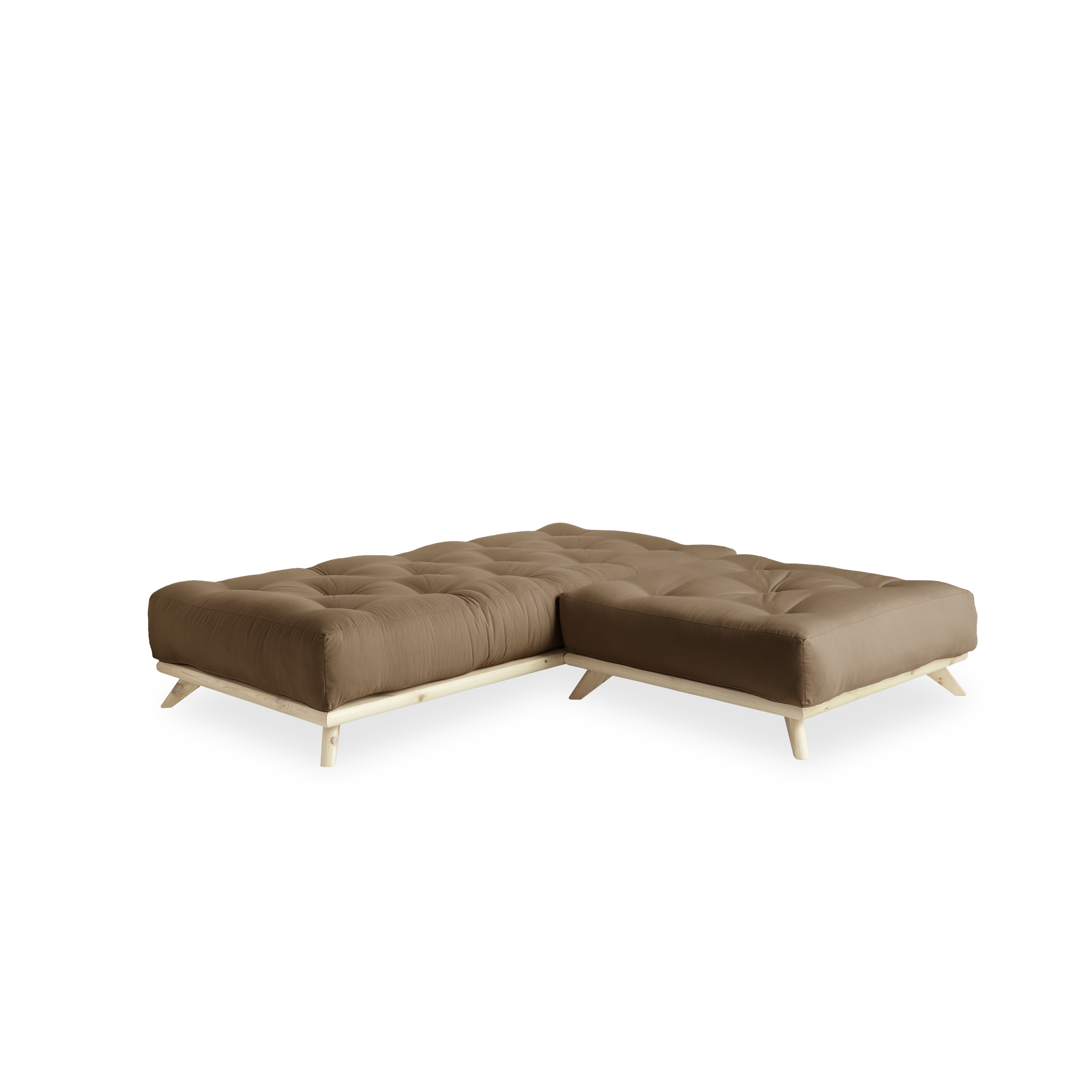 Karup Design Senza Schlafsofa Natur/Mocca 200cm