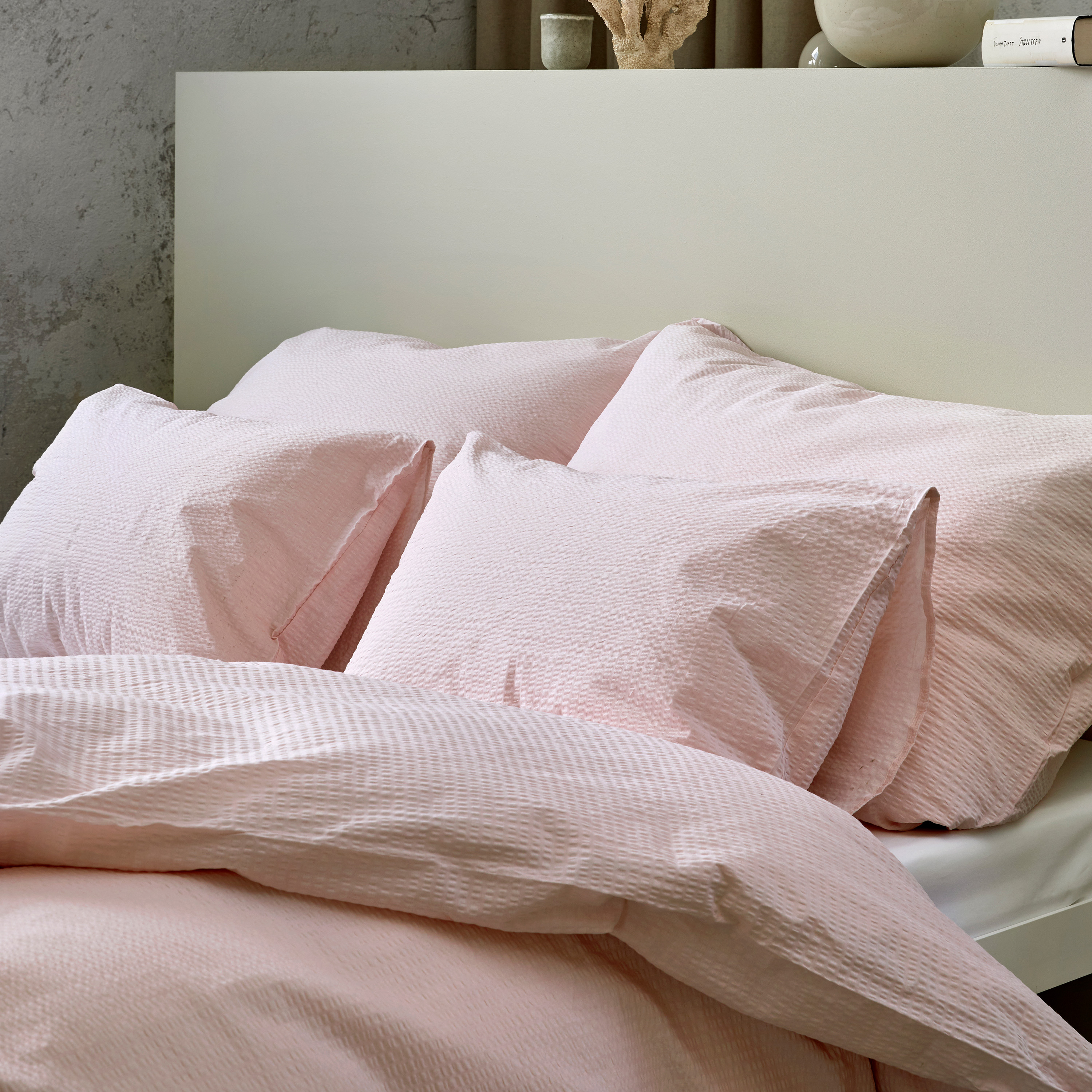 Høie Sanna Dynetrekksett Lys Rosa 150x210/50x60