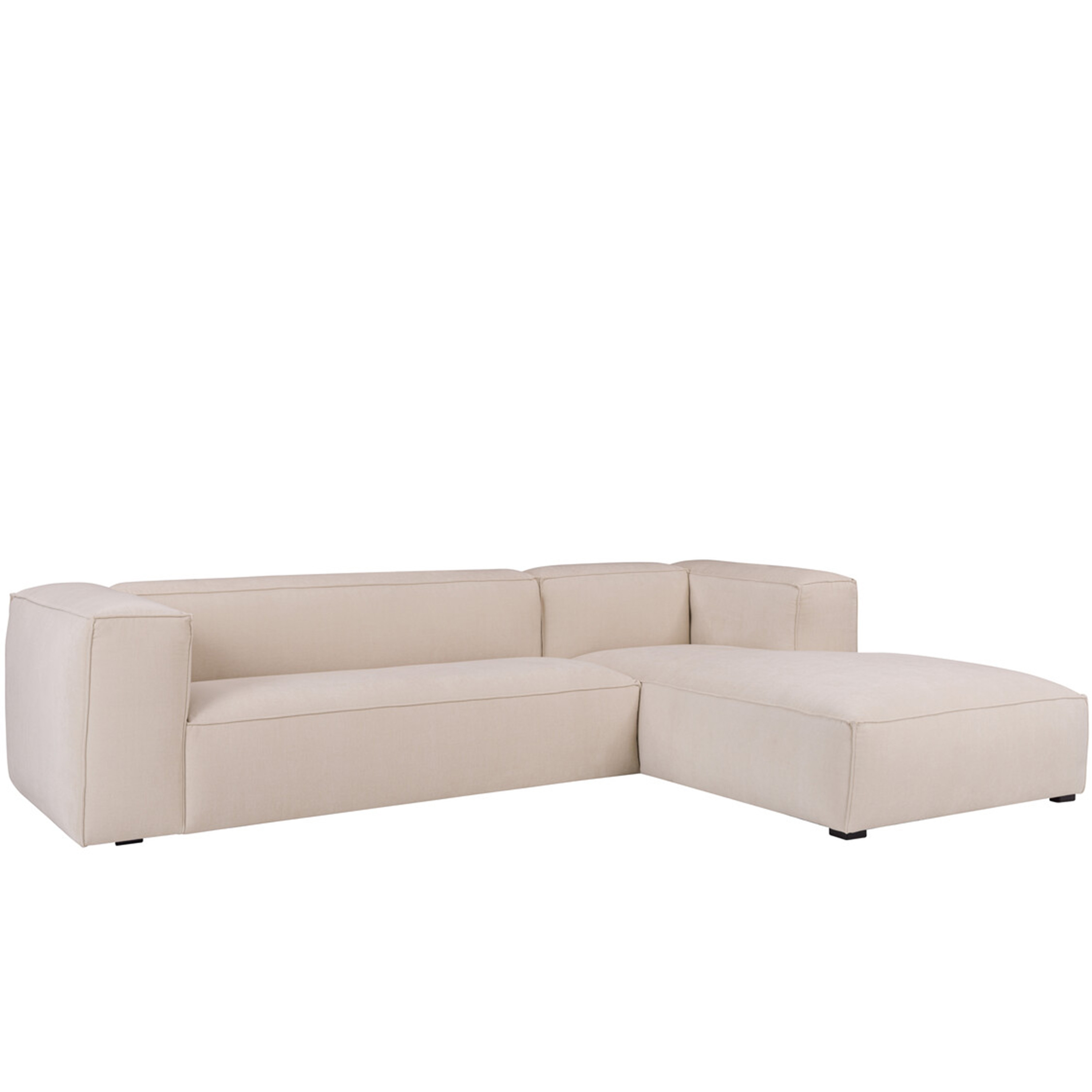Sleepo Collection Luca Divaanisohva Oikea Creme 309cm