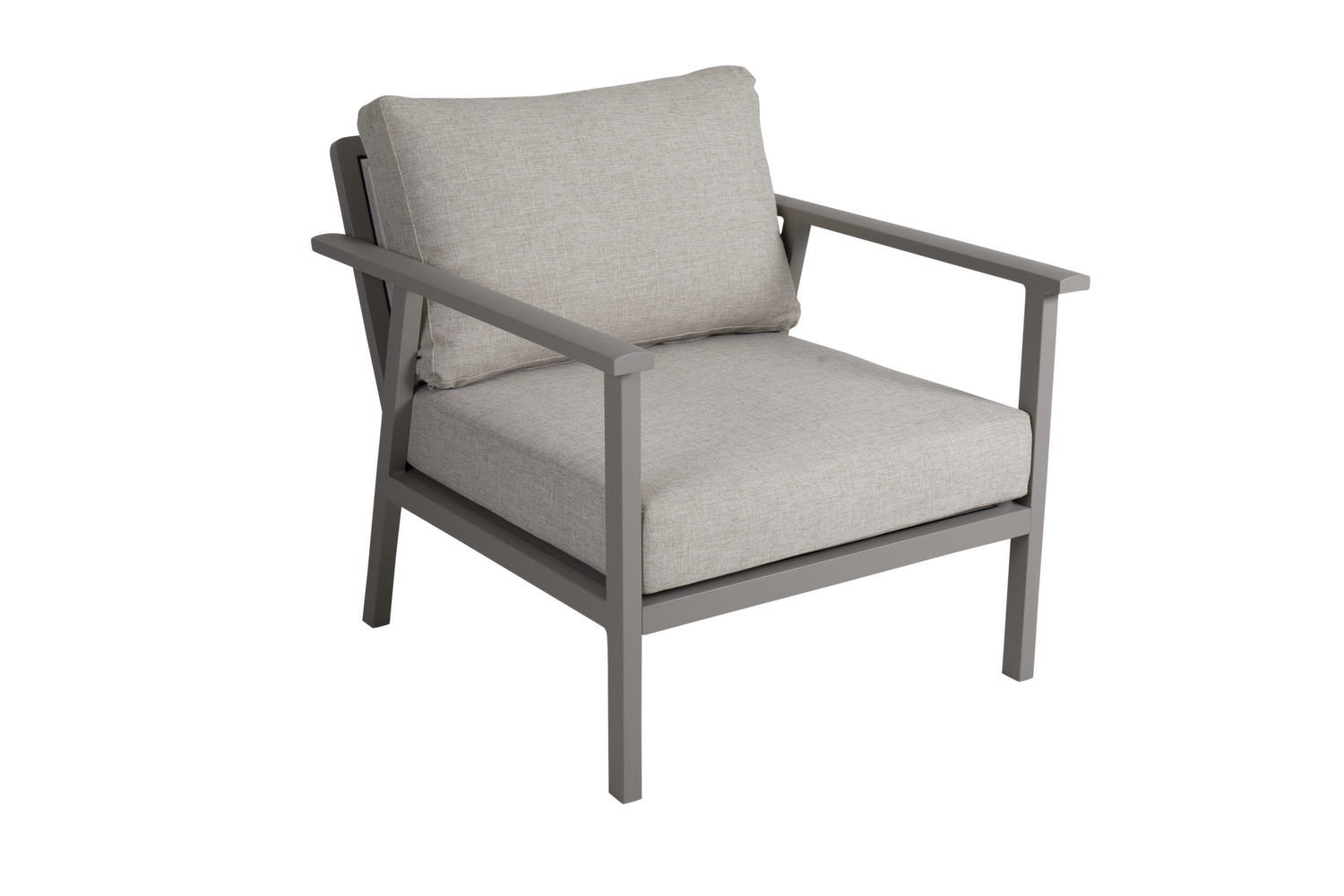 Samvaro Loungestol Khaki/Sand 80cm