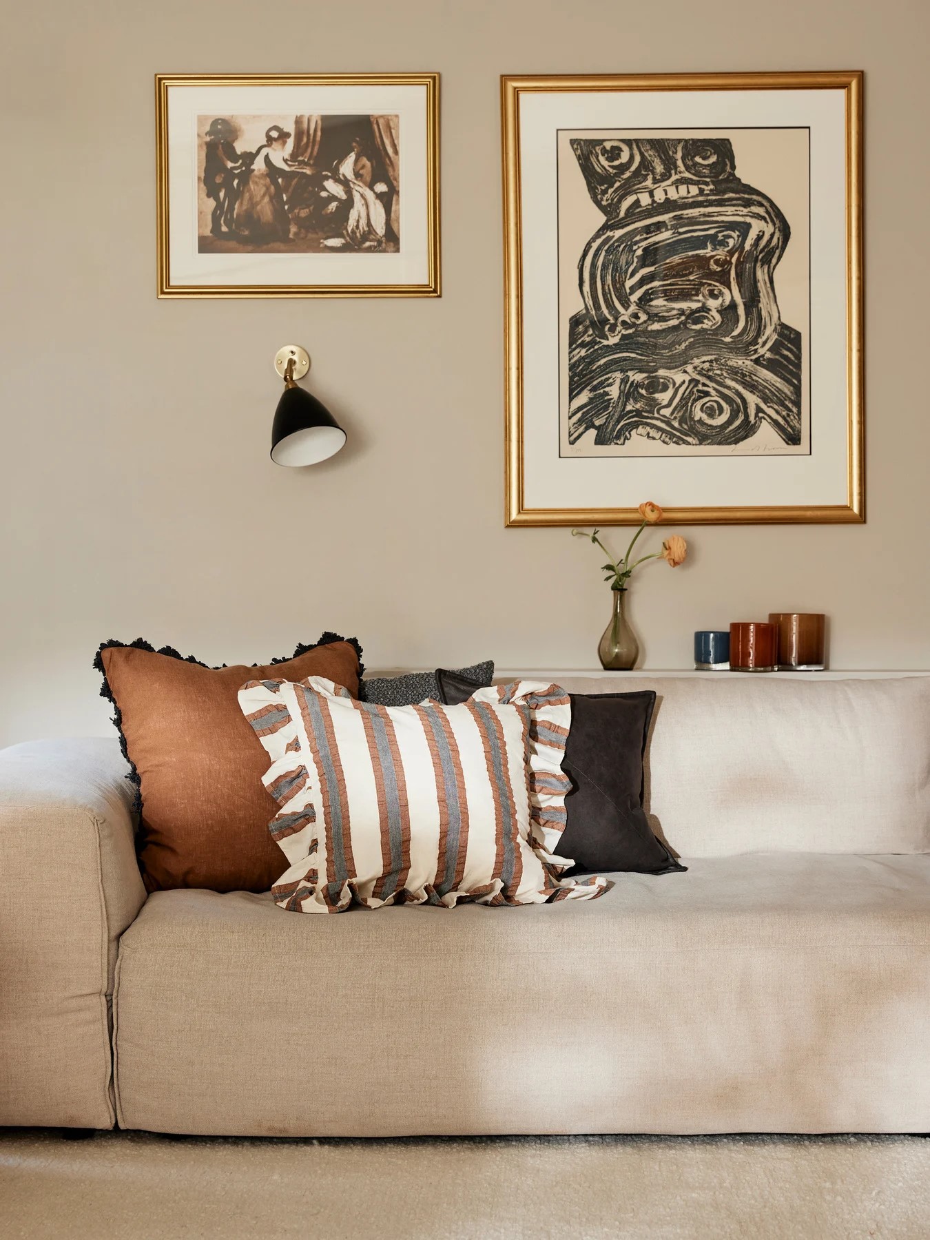 Svanefors Ida Kissenbezug Fudge 50x50