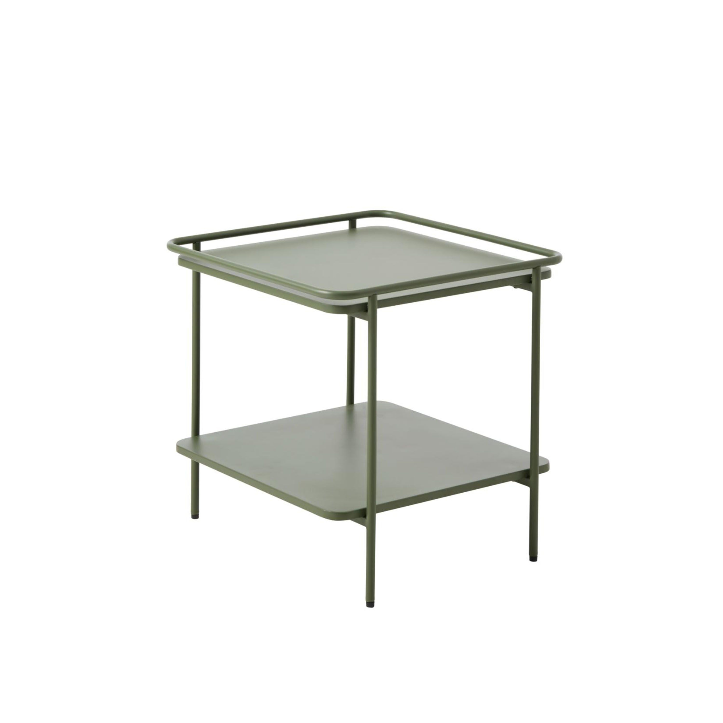 Nordic Home Filippa Beistelltisch Olivgrün 45x45