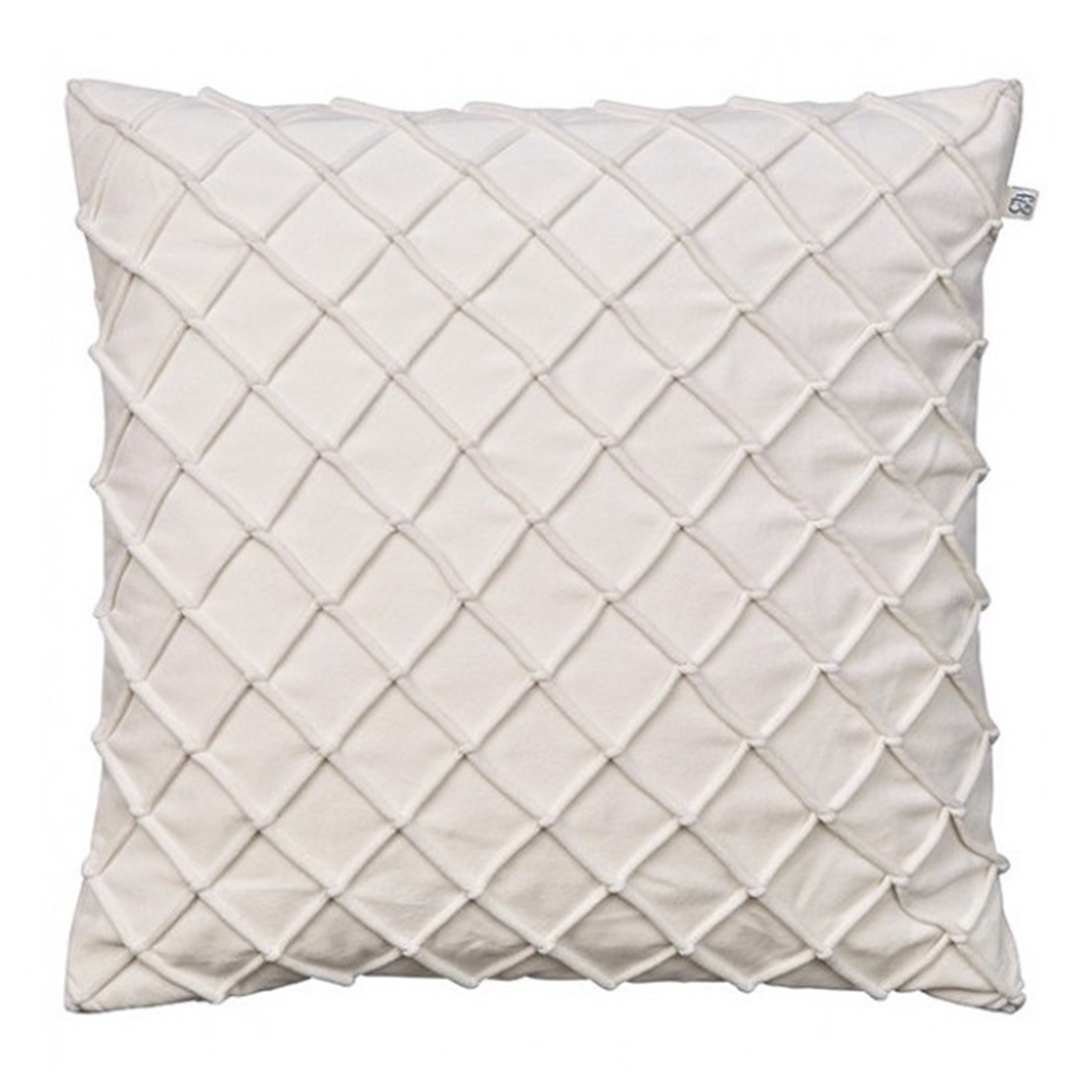 Deva Kuddfodral Sammet Ivory 50x50