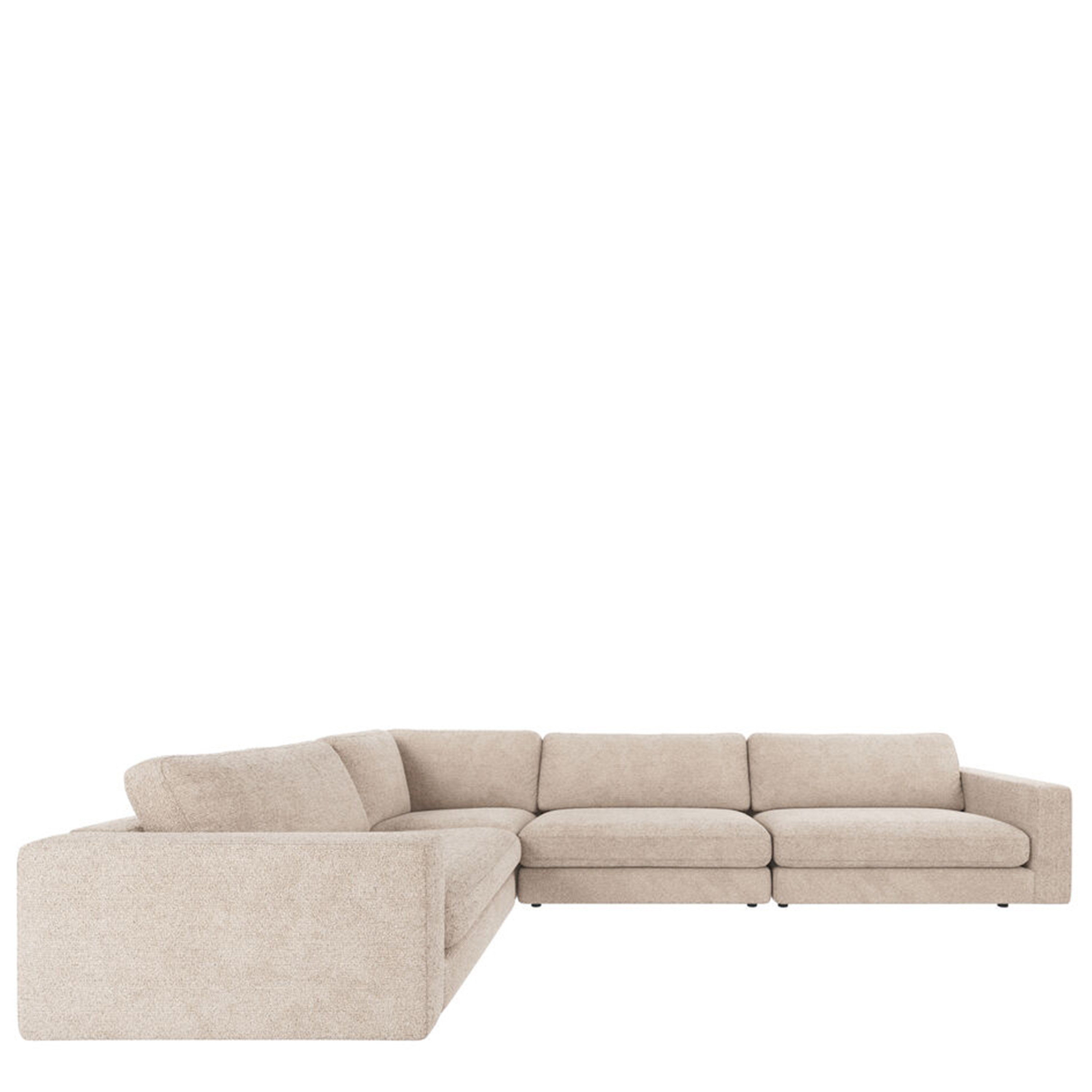 Duncan 2+3-Sitzer Ecksofa Hellgrau