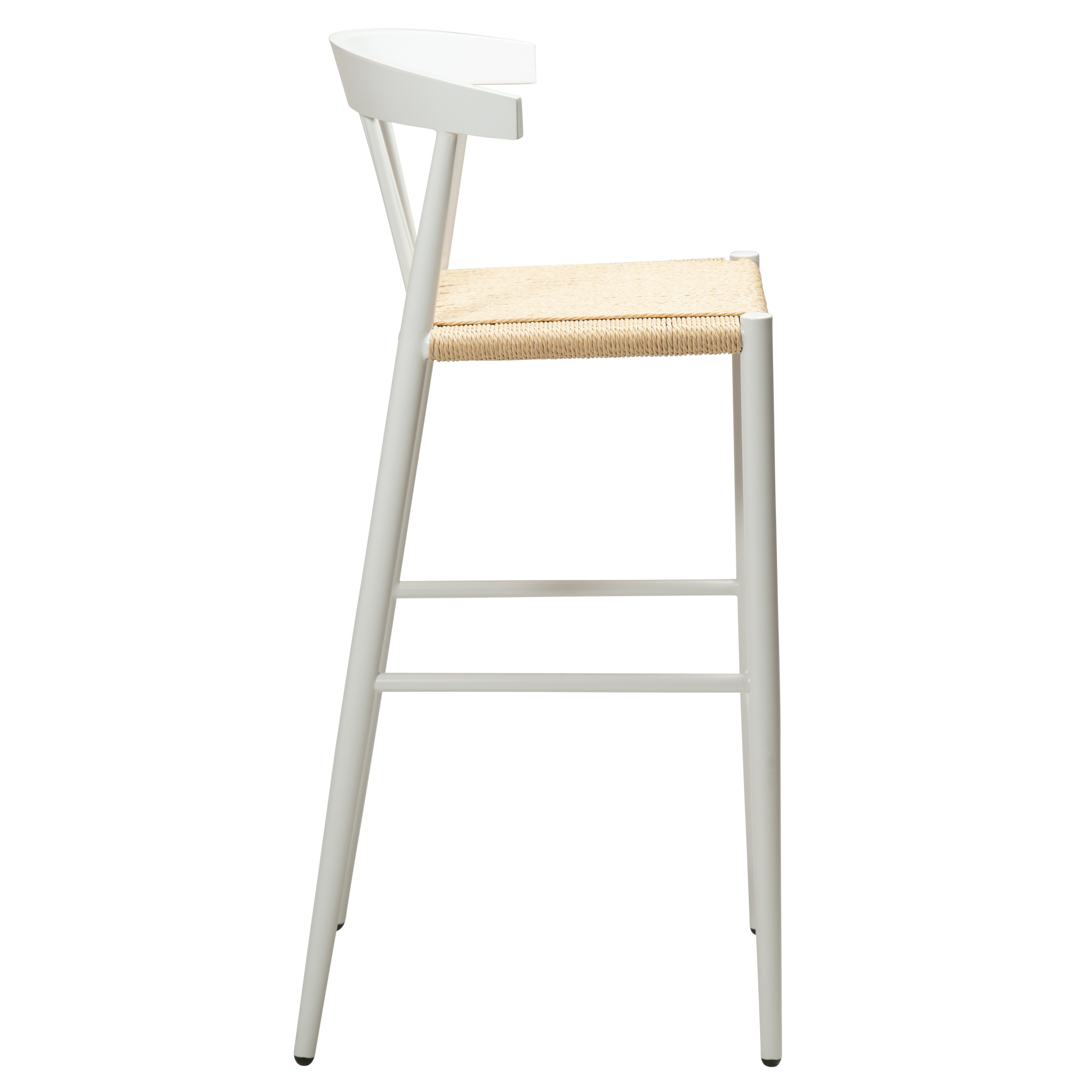Dan Form Sava Barstol Natur/Vit 67cm