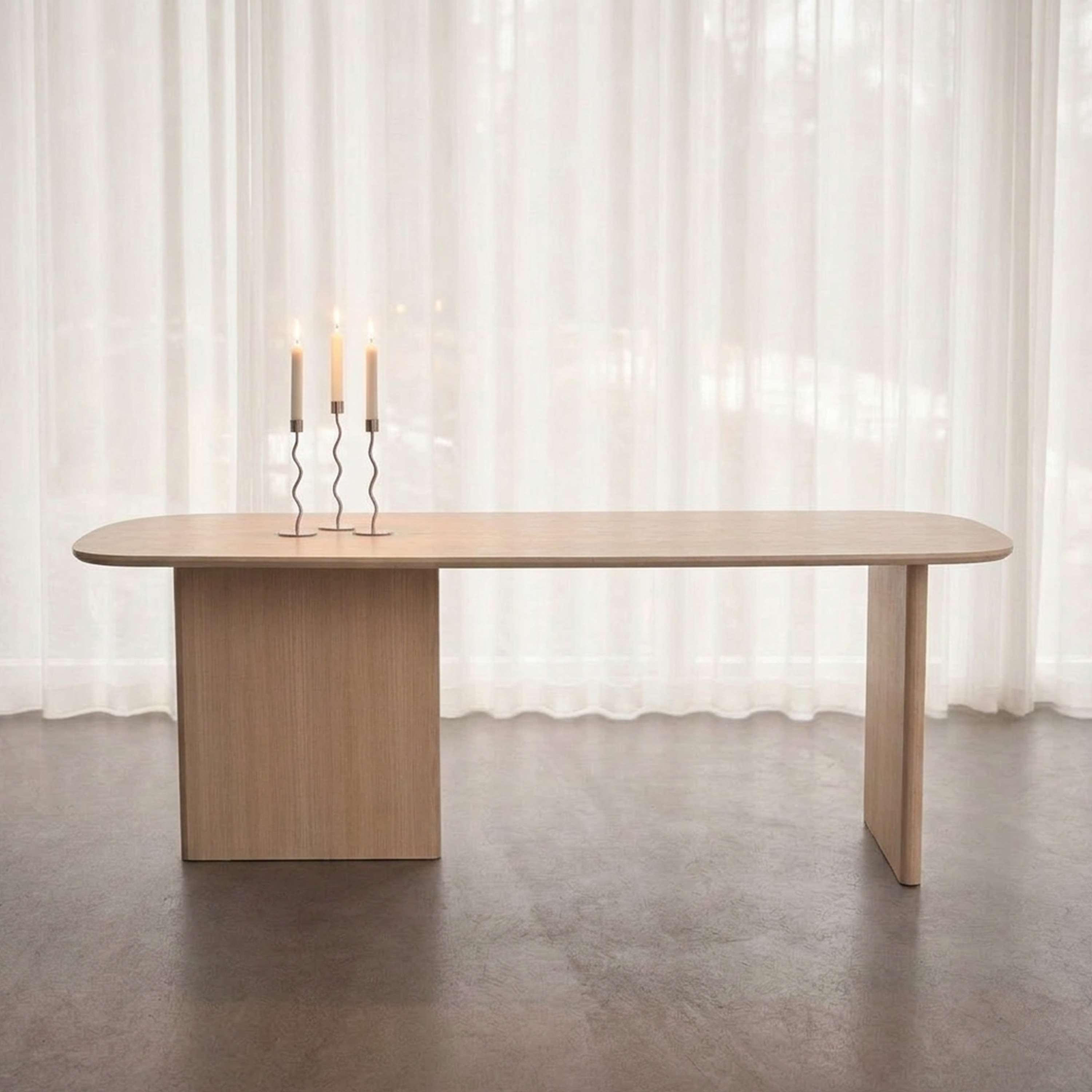 Sleepo Collection Ivy Matbord Vitoljad Ek 240cm