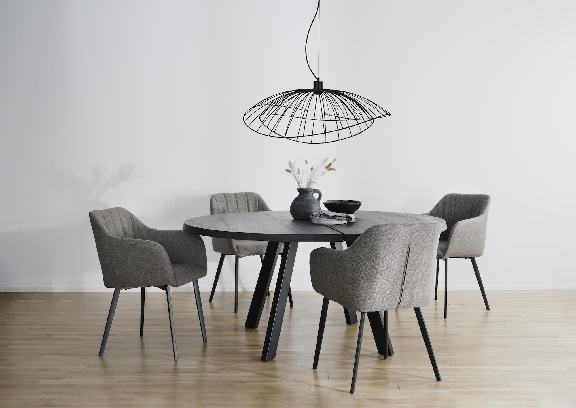 Rowico Home Bolton Karmstol Grå