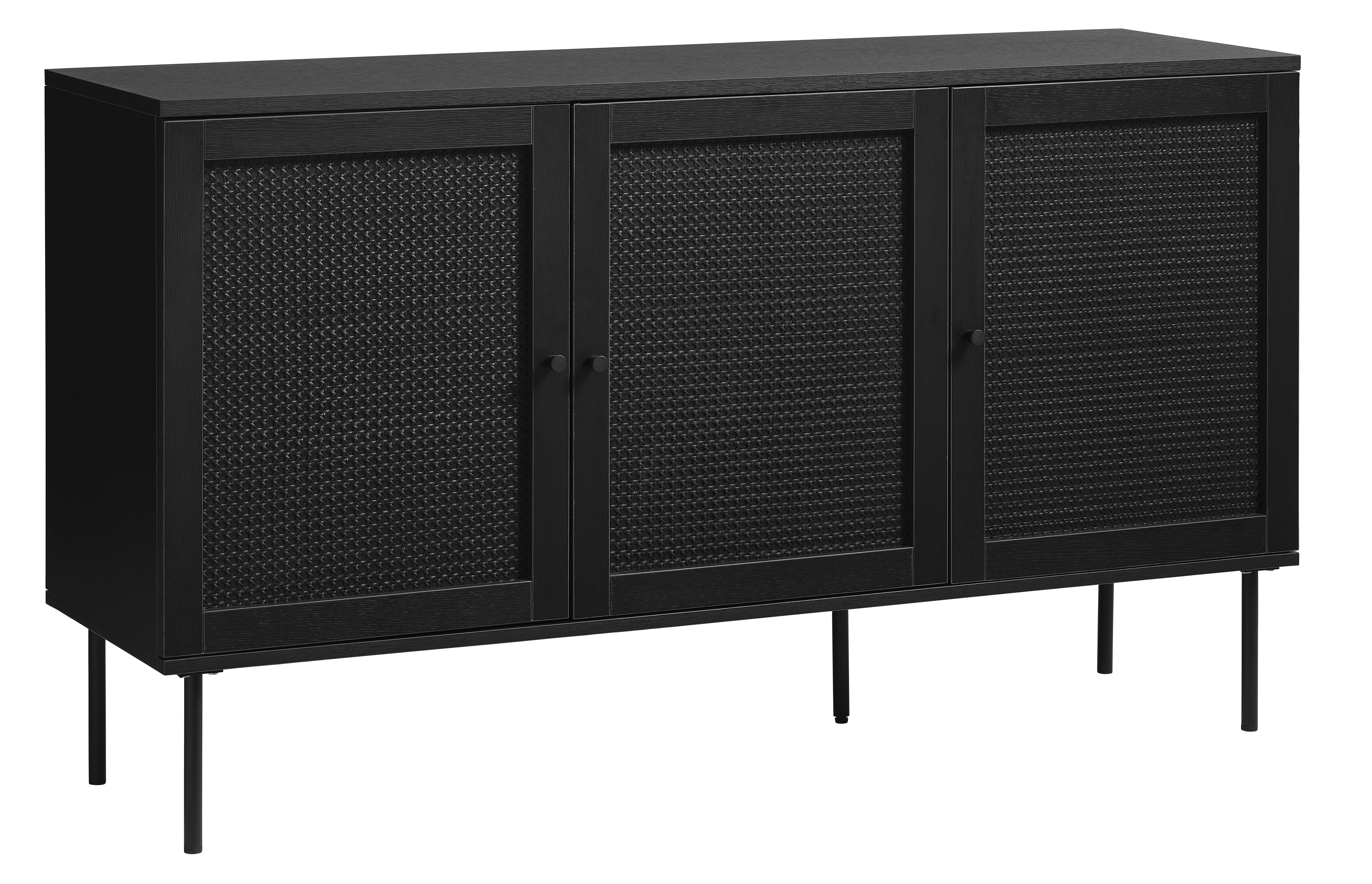Nordic Home Elin Sideboard Black 140cm