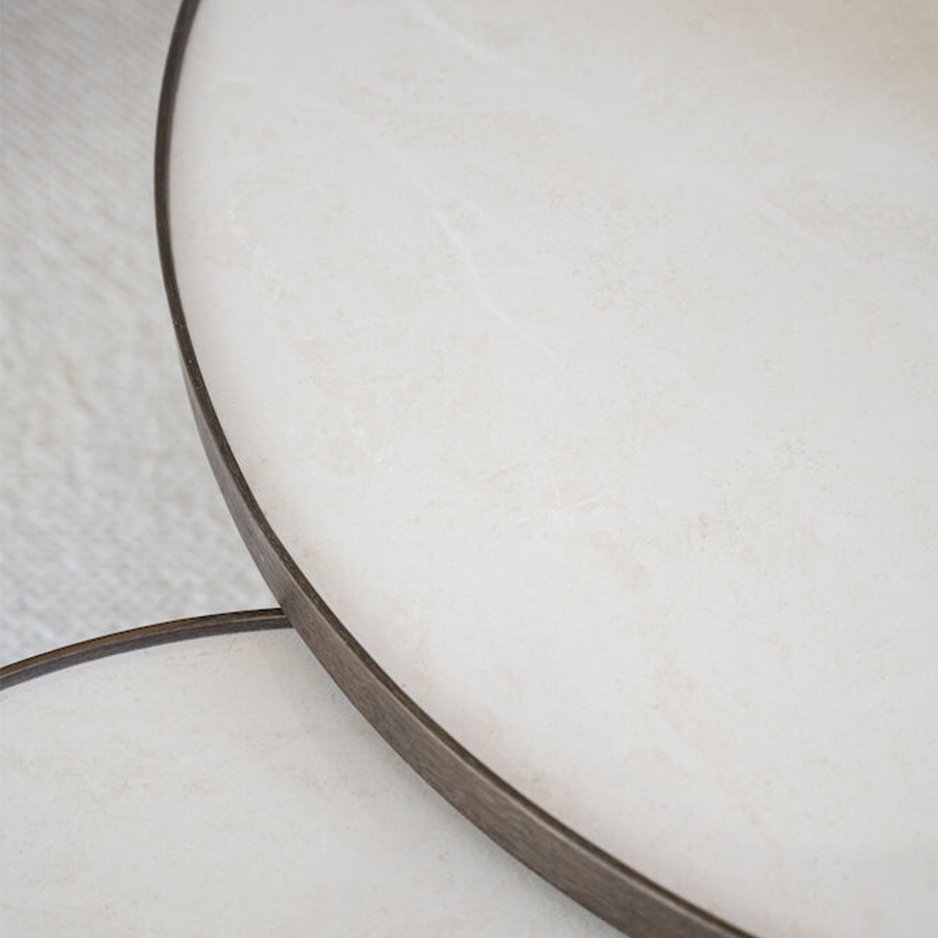 Rowico Home Marsden Soffbord Beige/Brun Ø60