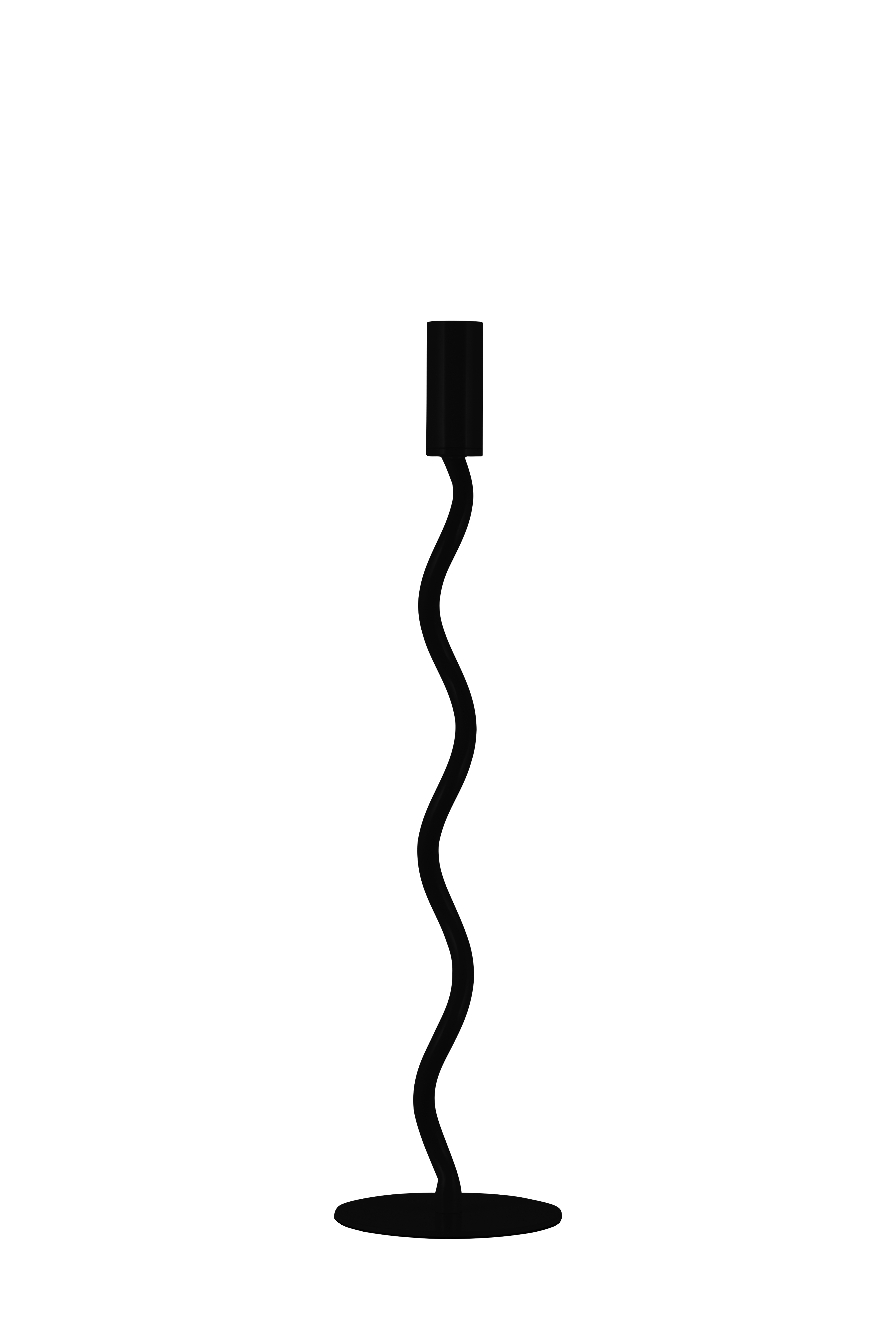 Globen Lighting - Twist Lampfot 50 Svart