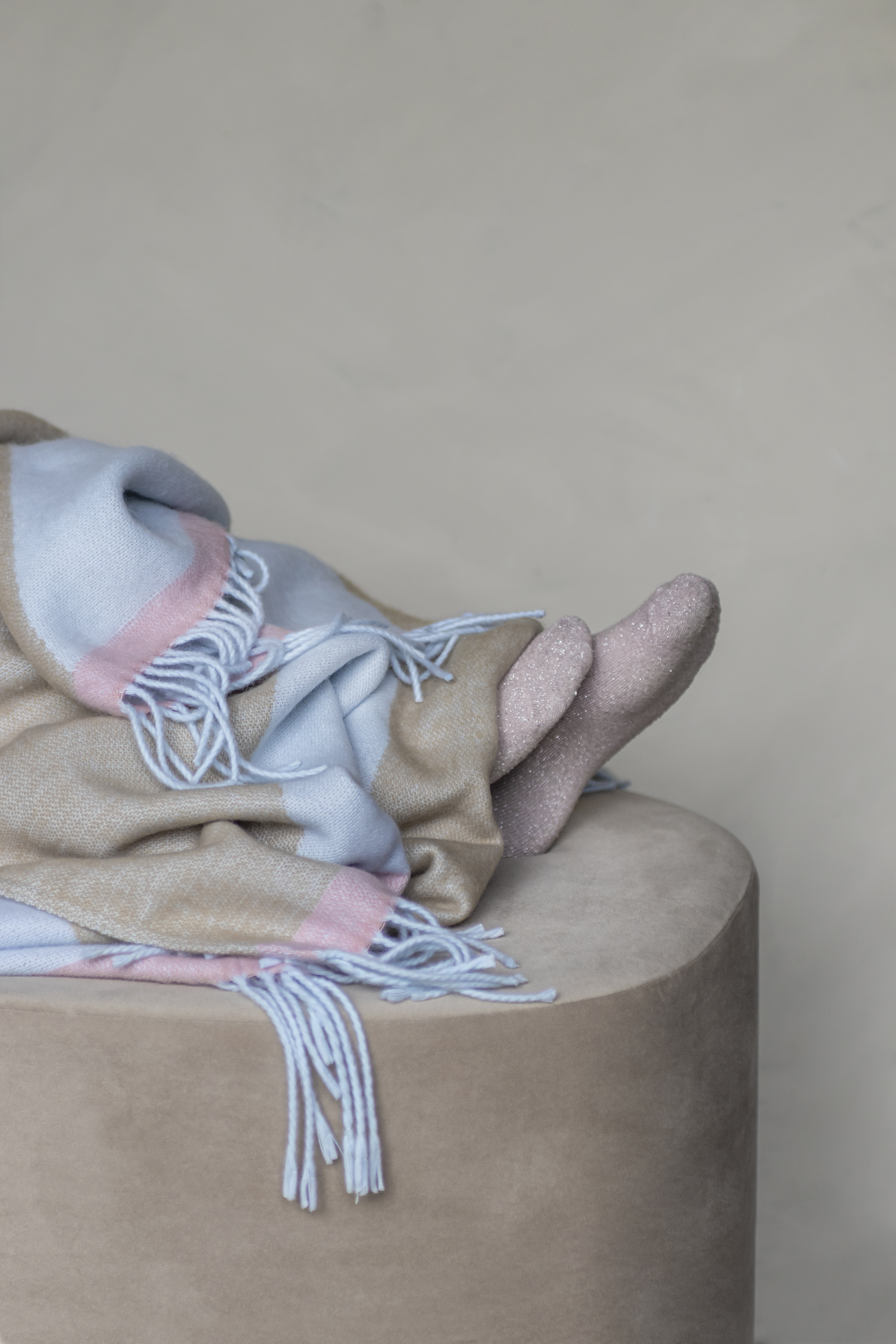 Mette Ditmer Gallery Pläd Dark Sand 125x170