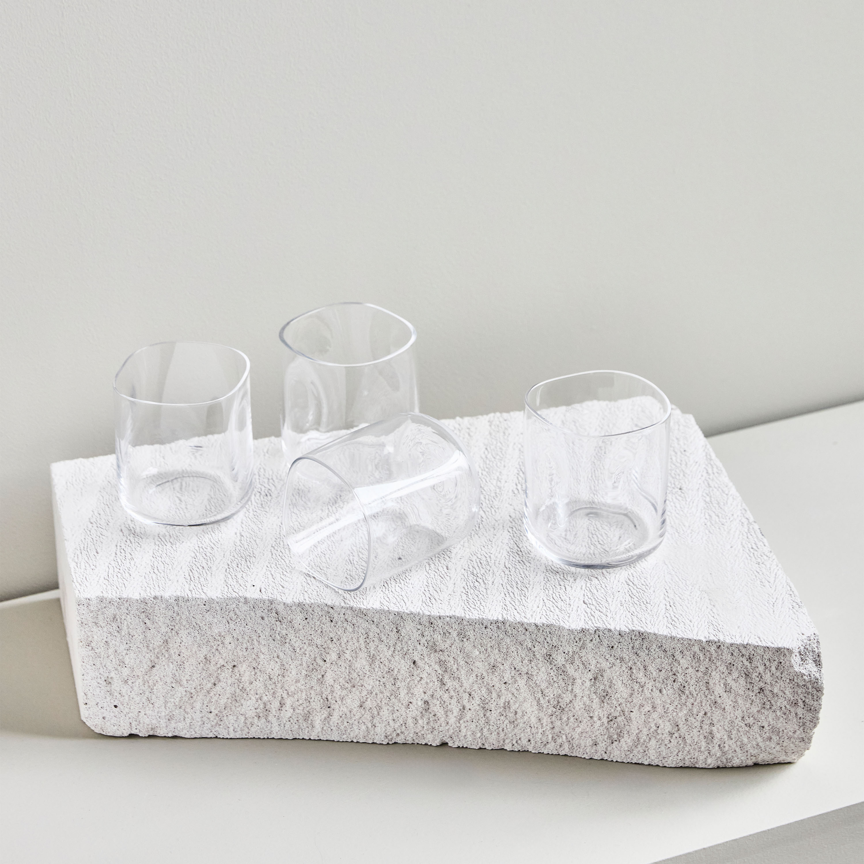 House Doctor Sand Glass Klar 4-pack