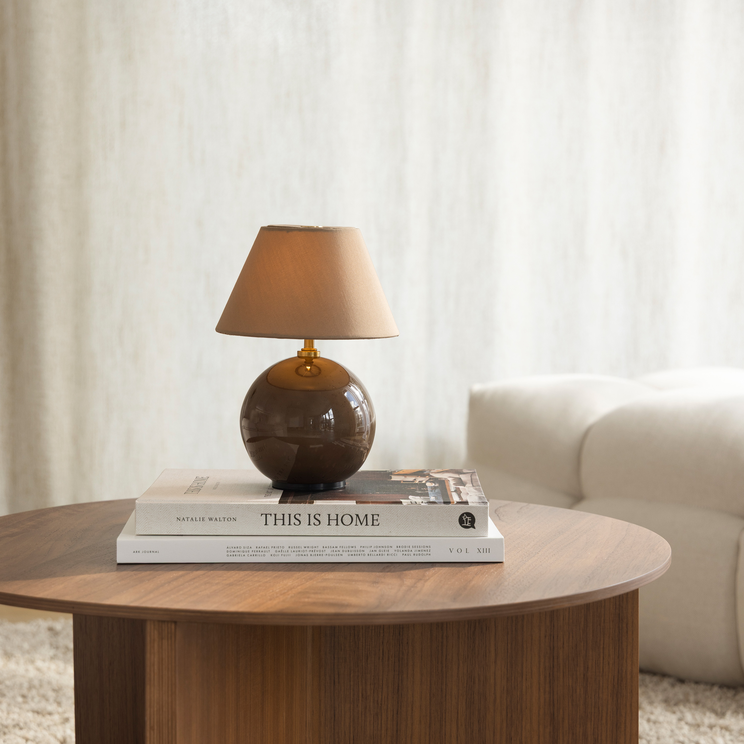 Globen Lighting Iris Portabel Bordslampa Mocha