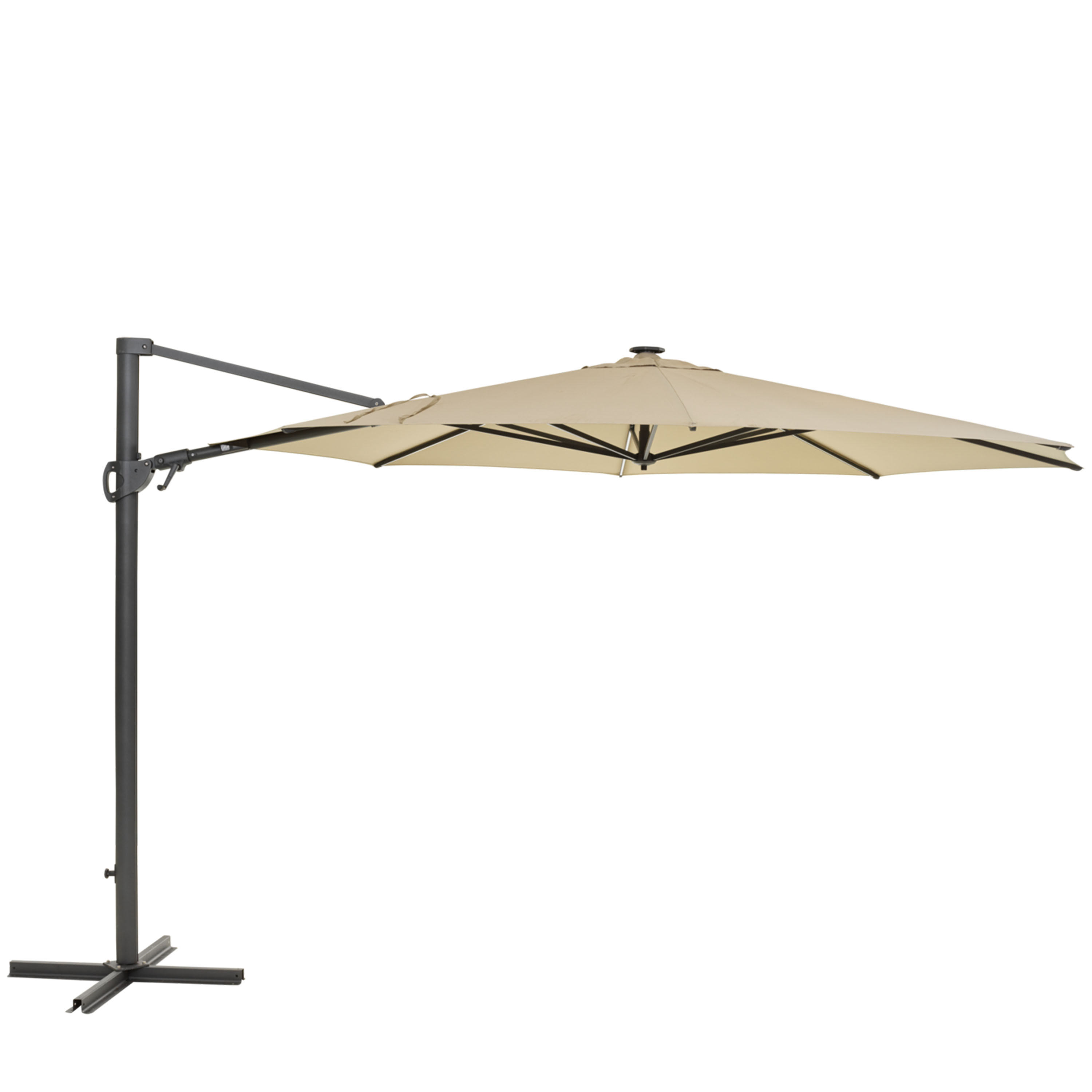 Brafab Cilento Parasoll Khaki Ø350