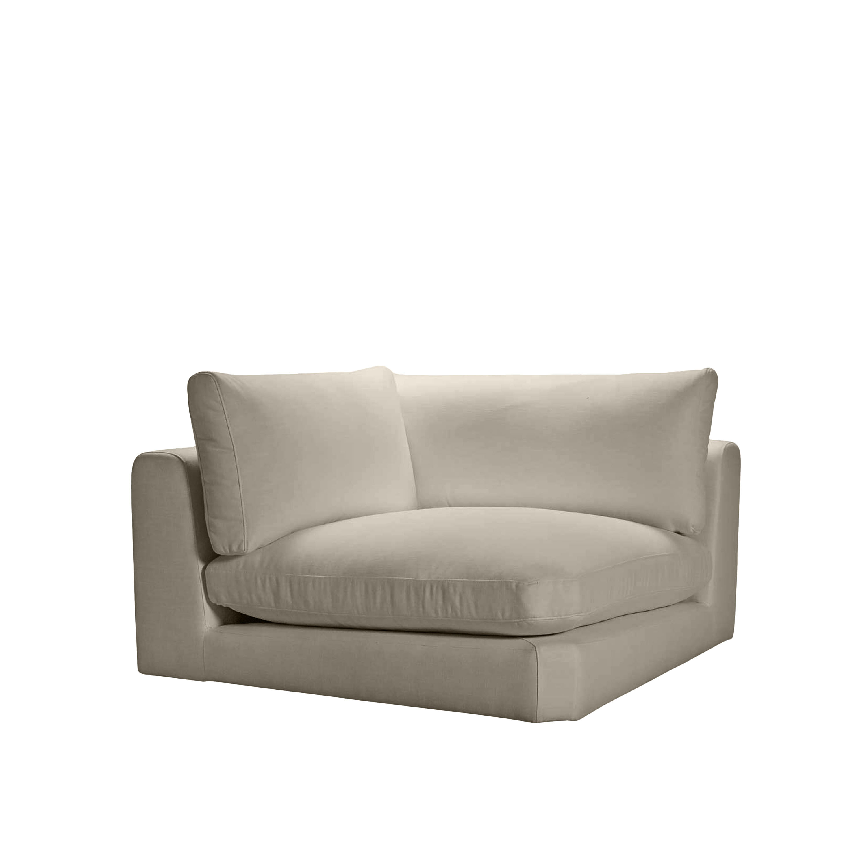 Capri hjørnemodul Taupe 120x120
