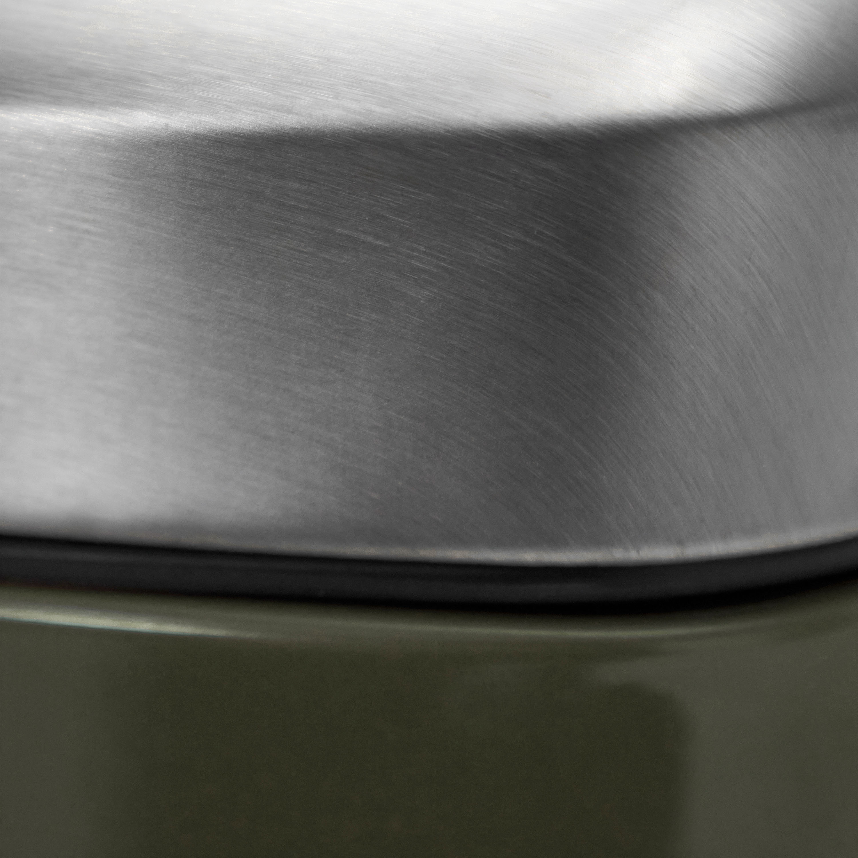 House Doctor Sort Papierkorb Grün 27x46