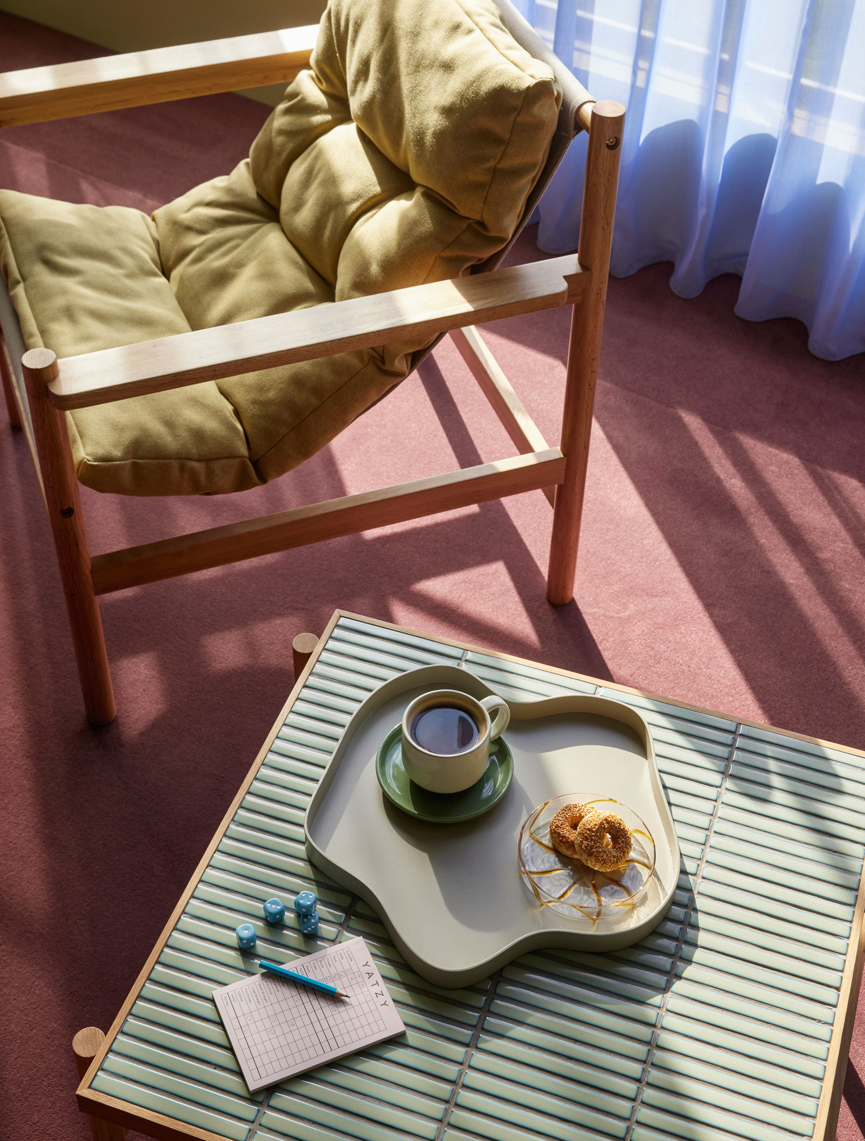 Hübsch Pond Bricka Sand Ø37