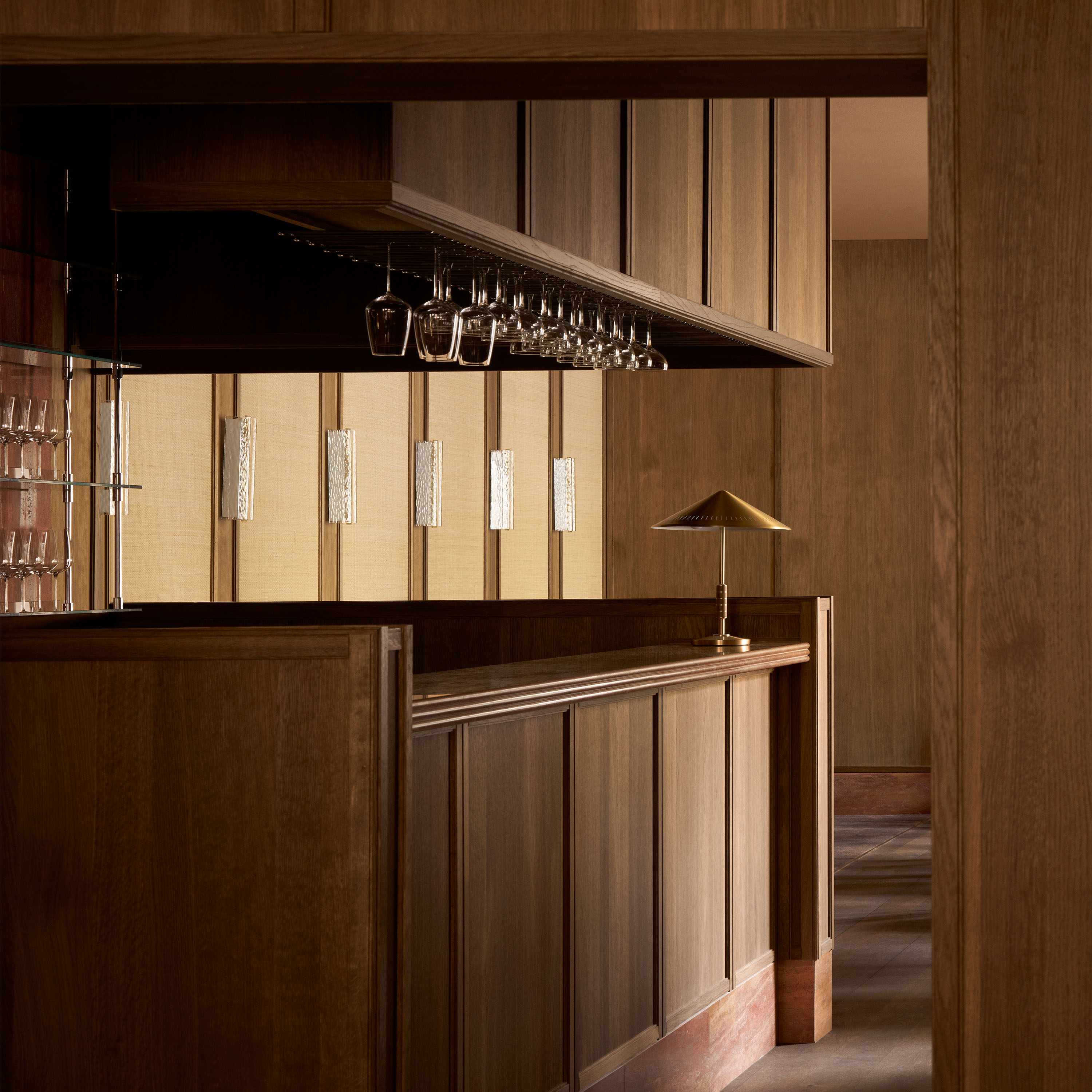 LYFA Ryff Vägglampa Brass