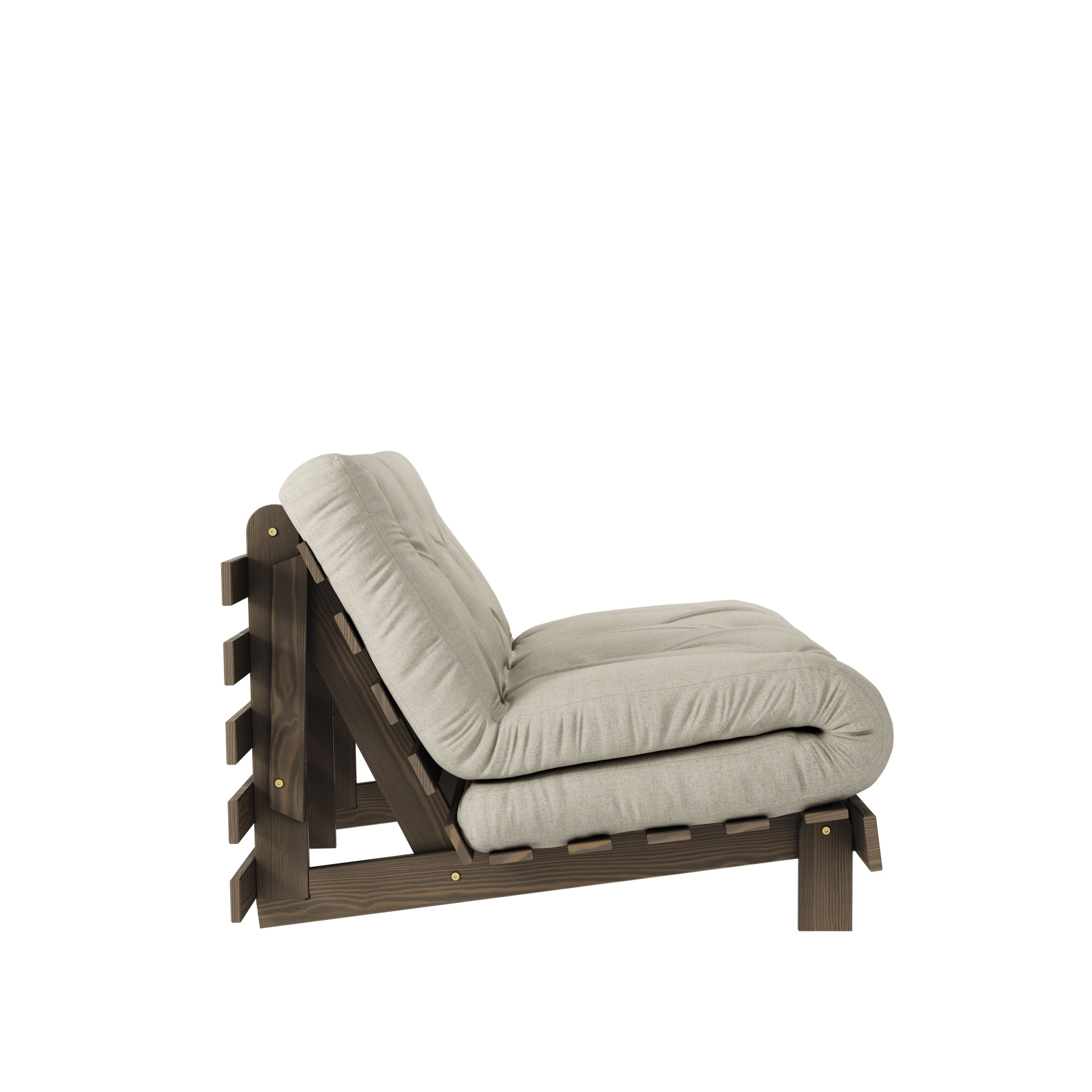 Karup Design Roots Vuodesohva Ruskea/Linen 140cm