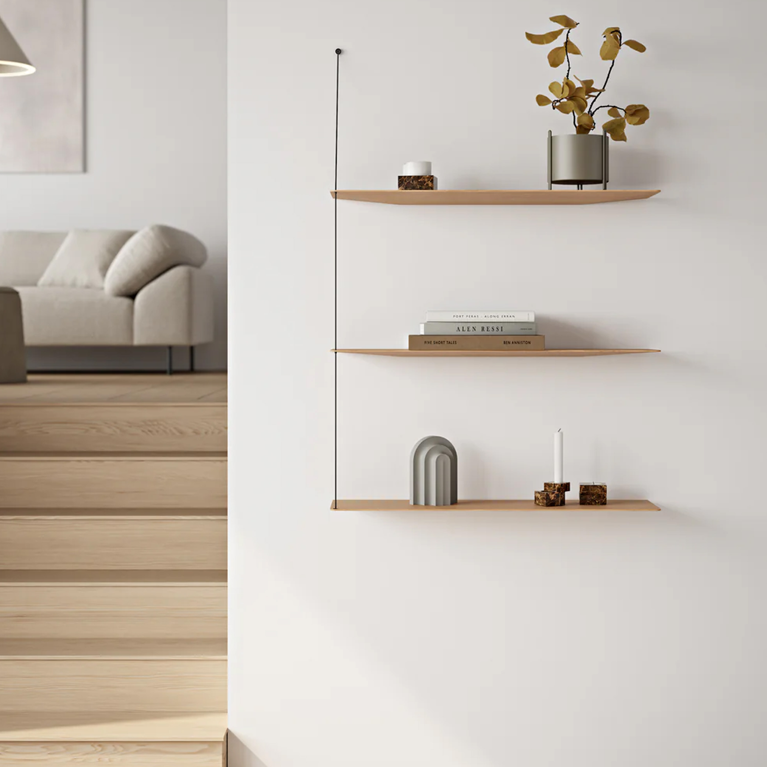 Woud Stedge Hylle Eik 80x120