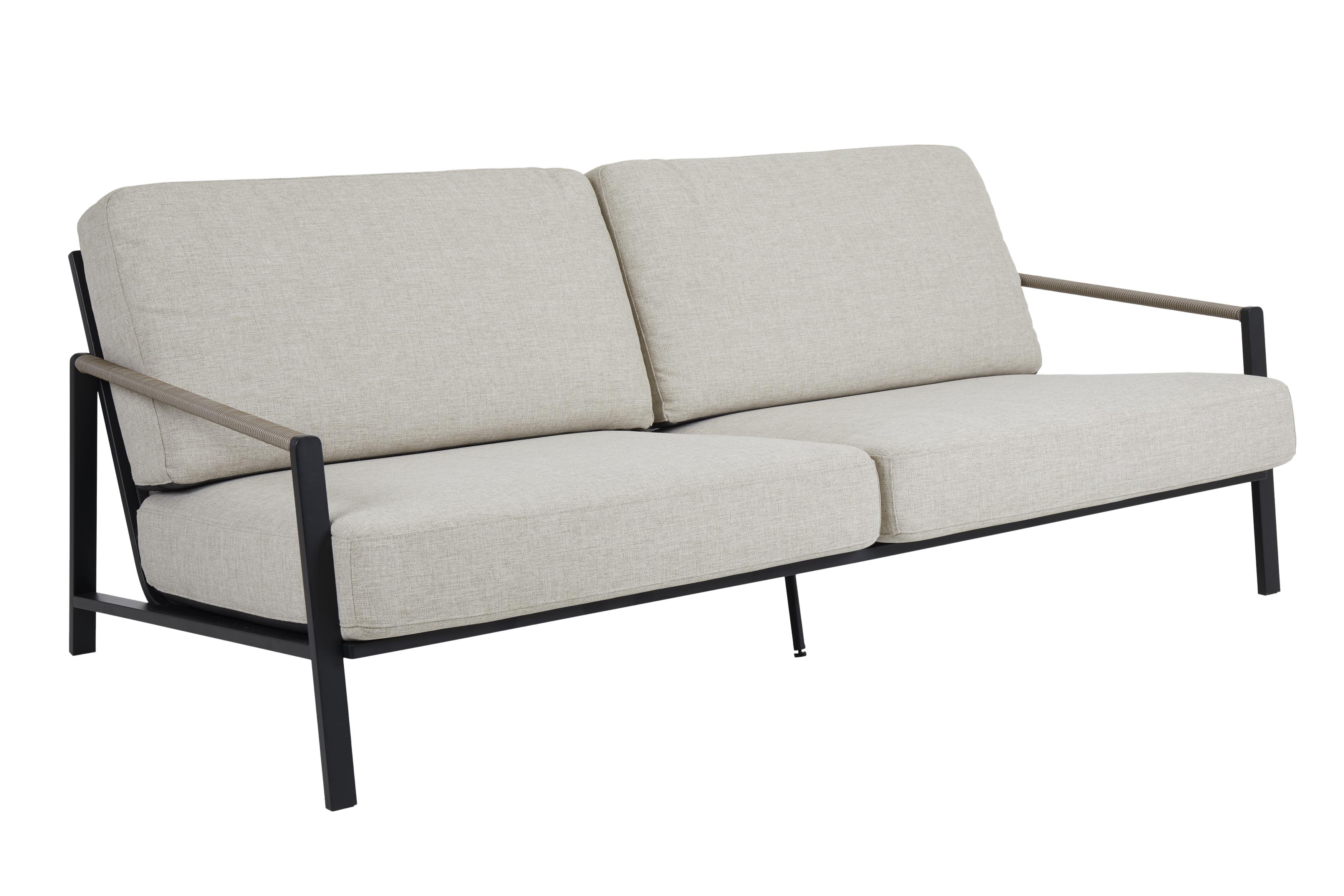 Brafab - Lyra 2.5-sits Loungesoffa Svart