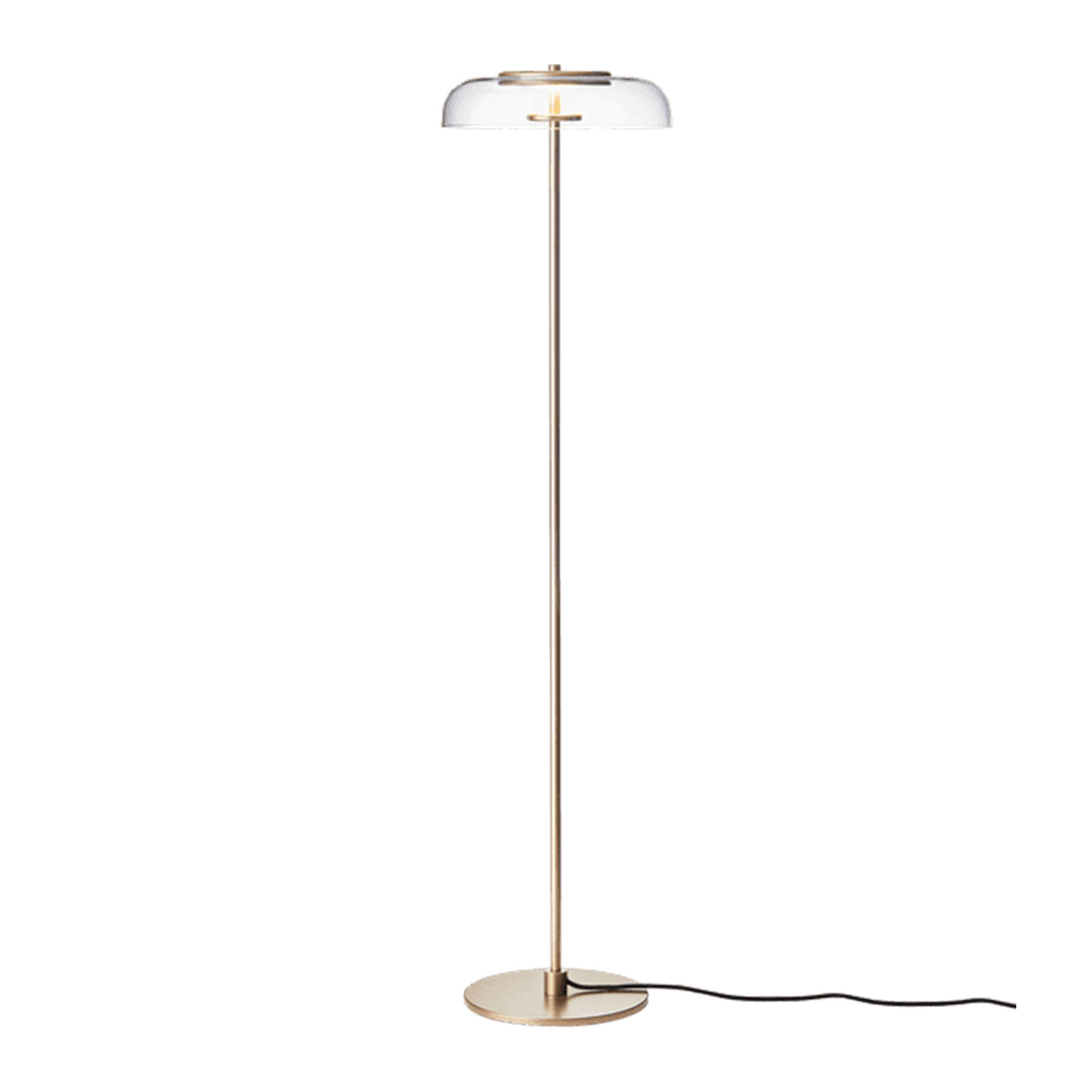 Blossi Golvlampa Nordic Gold/Clear