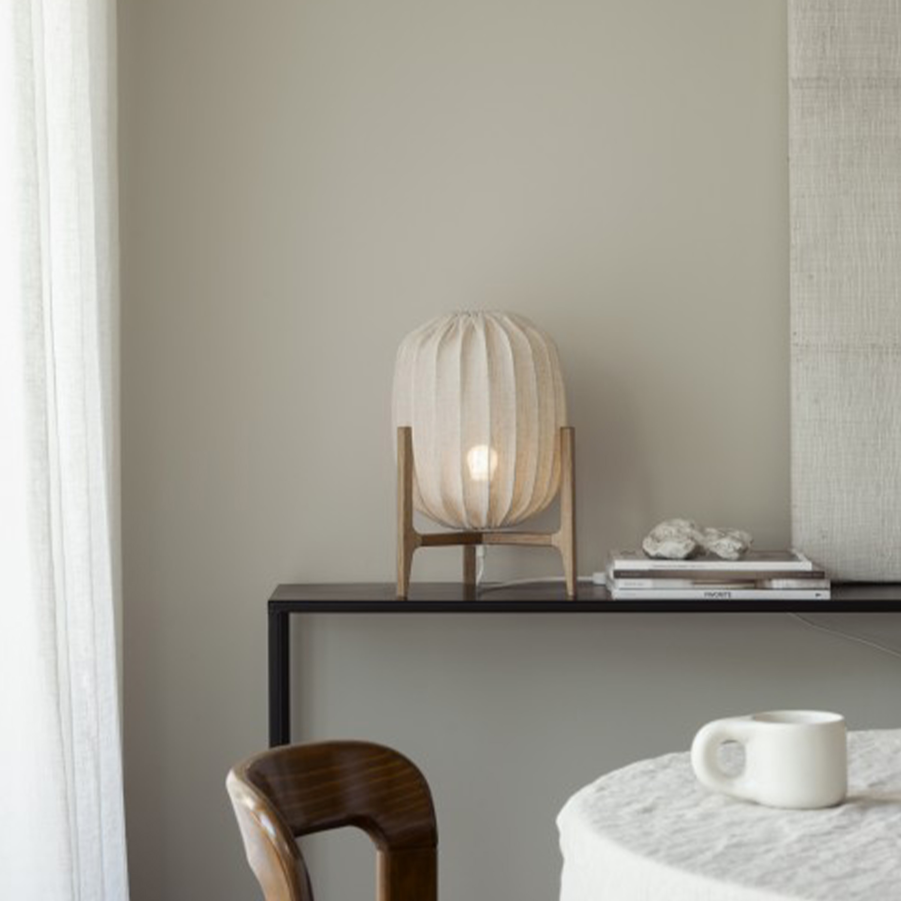 Watt &amp; Veke Prisma Tischleuchte Oak/Natural 41cm