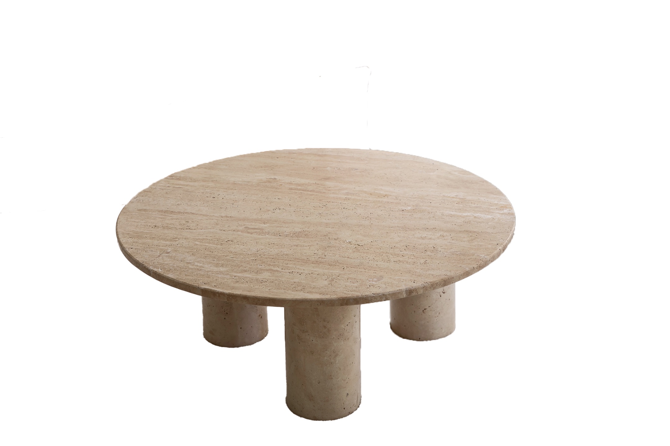 Sleepo Collection - Valeri Soffbord Travertin 85cm - Beige
