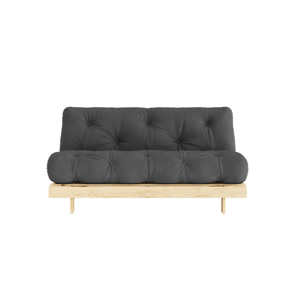 Karup Design Roots Schlafsofa Natur/Dunkelgrau 160cm