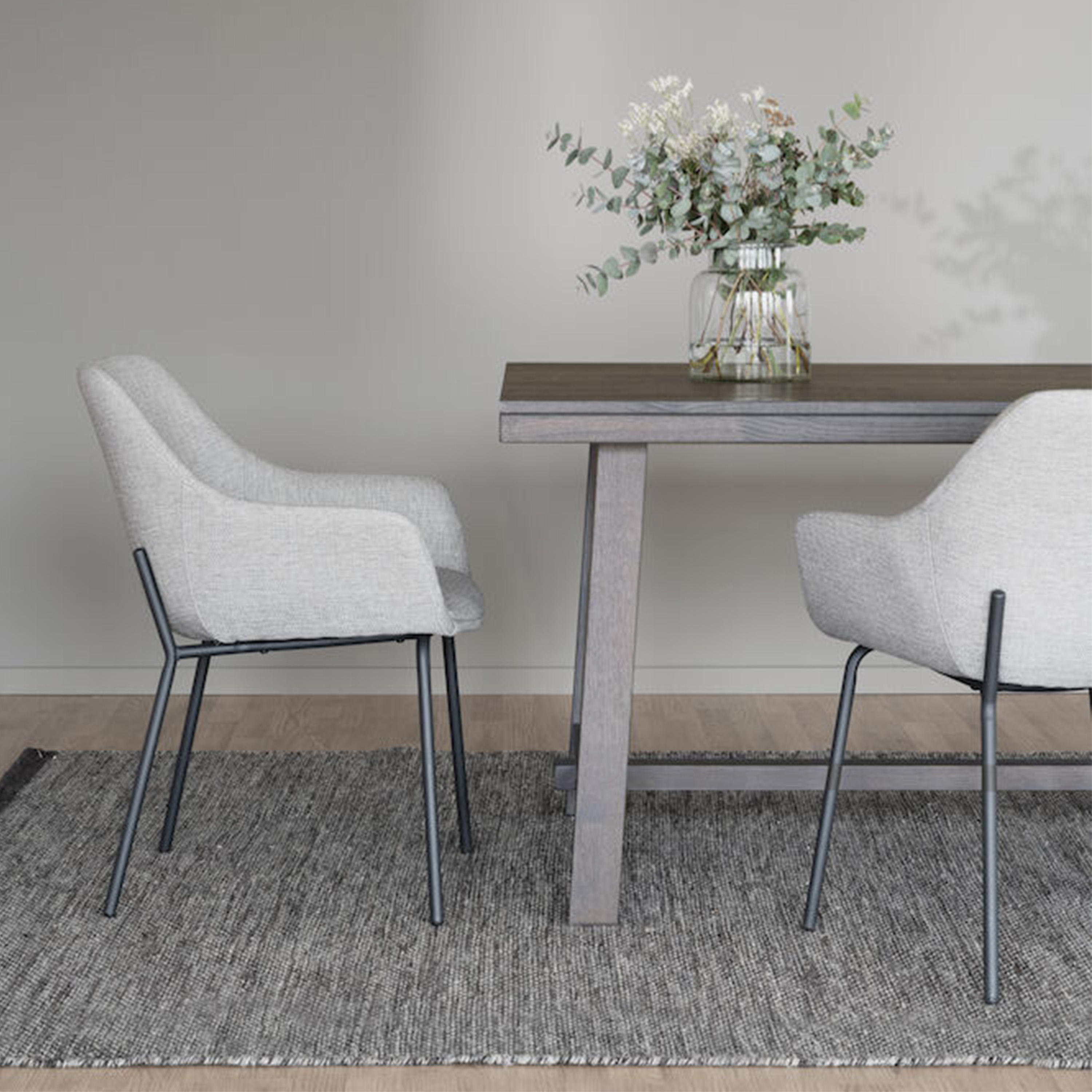 Rowico Home Brooklyn Esstisch Dunkelbraune Eiche 170cm