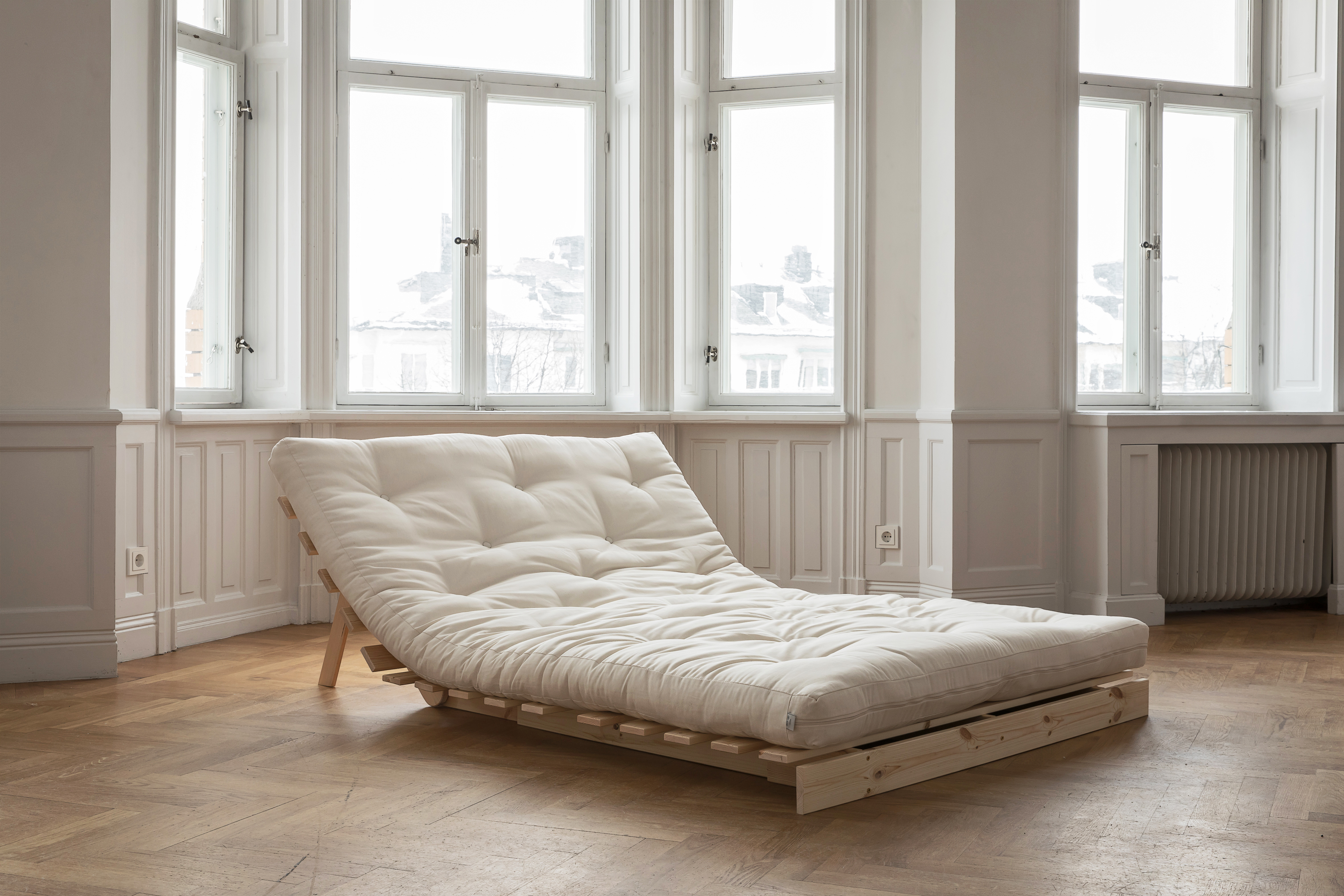 Karup Design Roots Bäddsoffa Natur/Natural 160cm