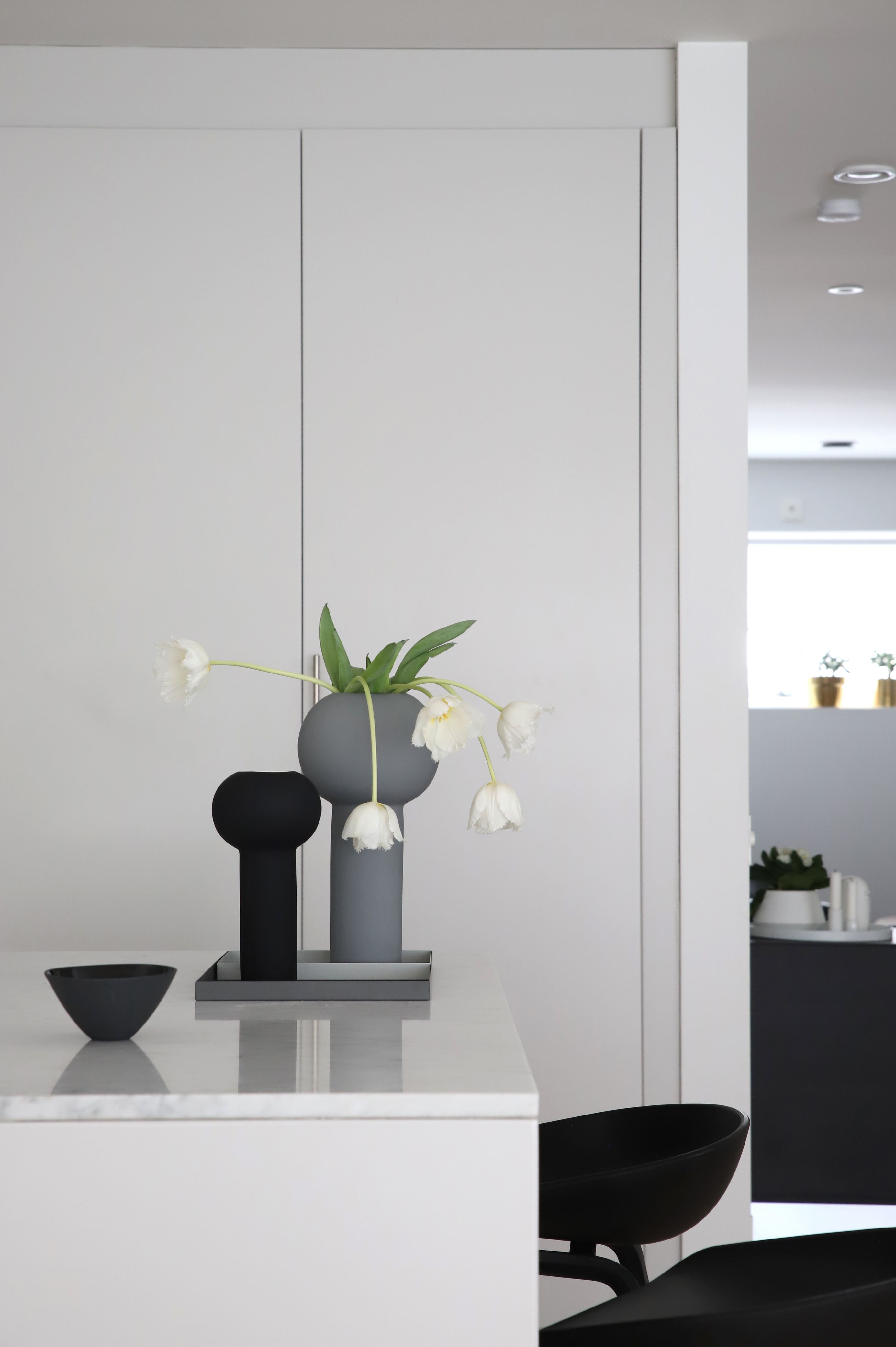 Cooee Design Pillar Vase Grå 32cm