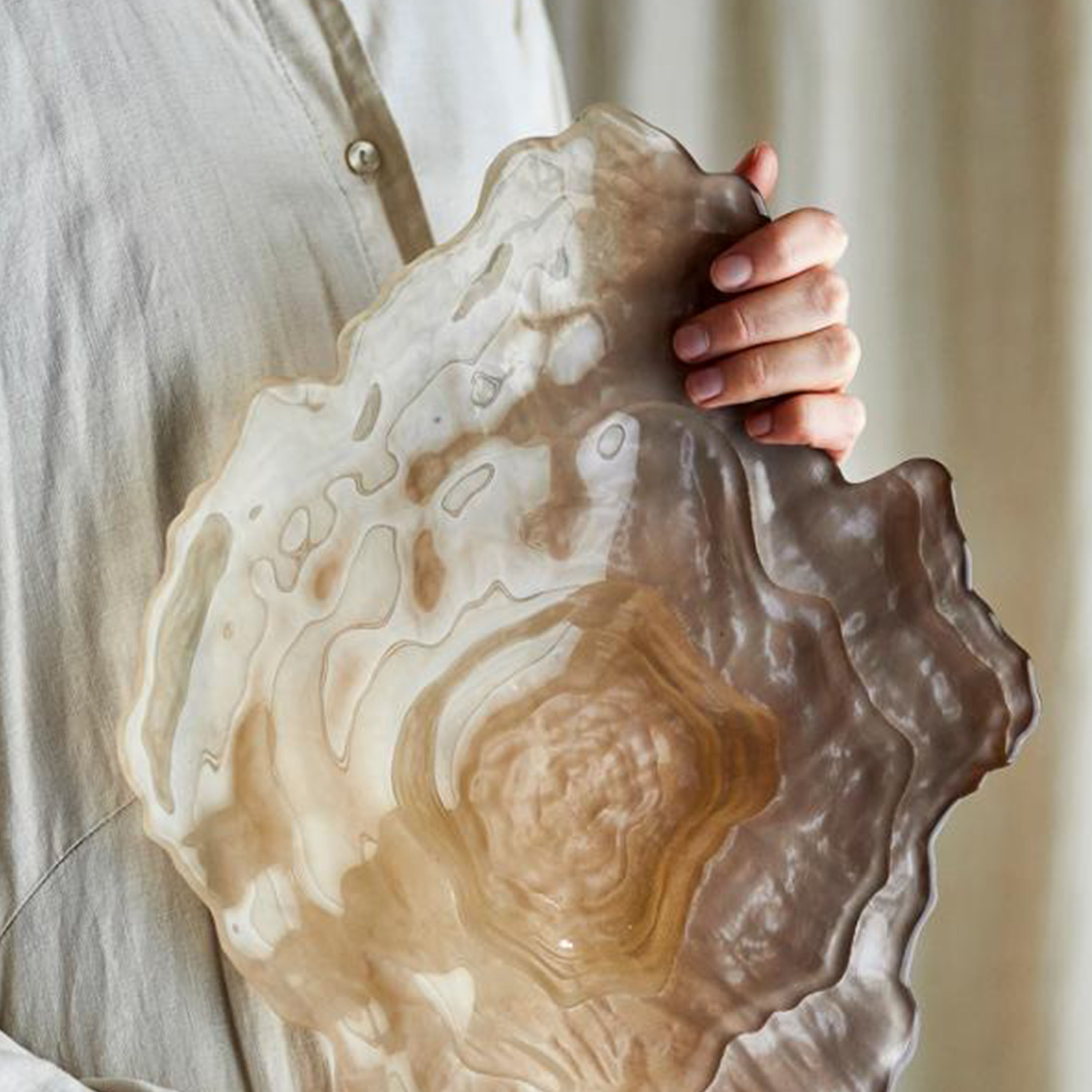 Bloomingville Aiku Skål Nature 38cm