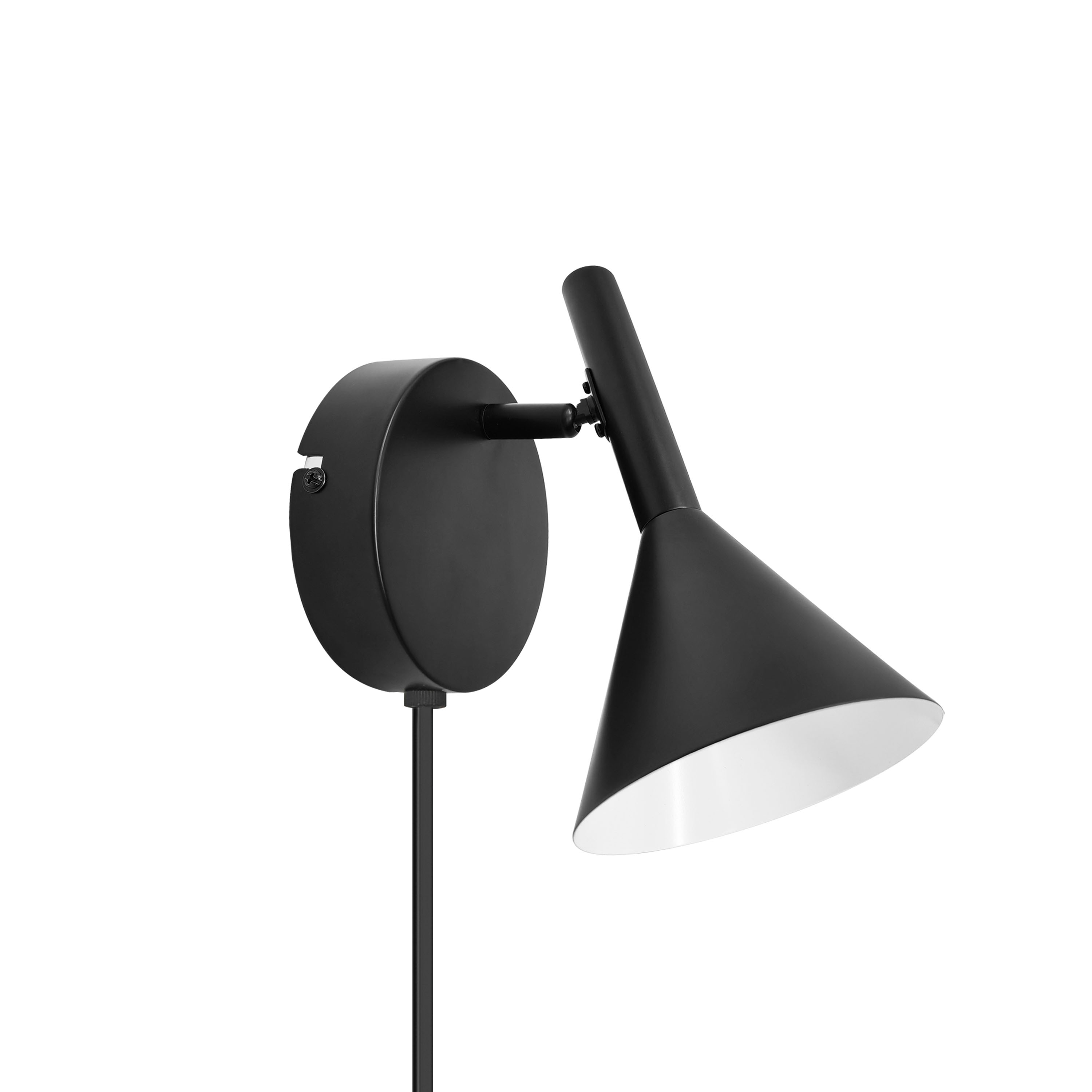 Kelvis Vegglampe Svart 19cm