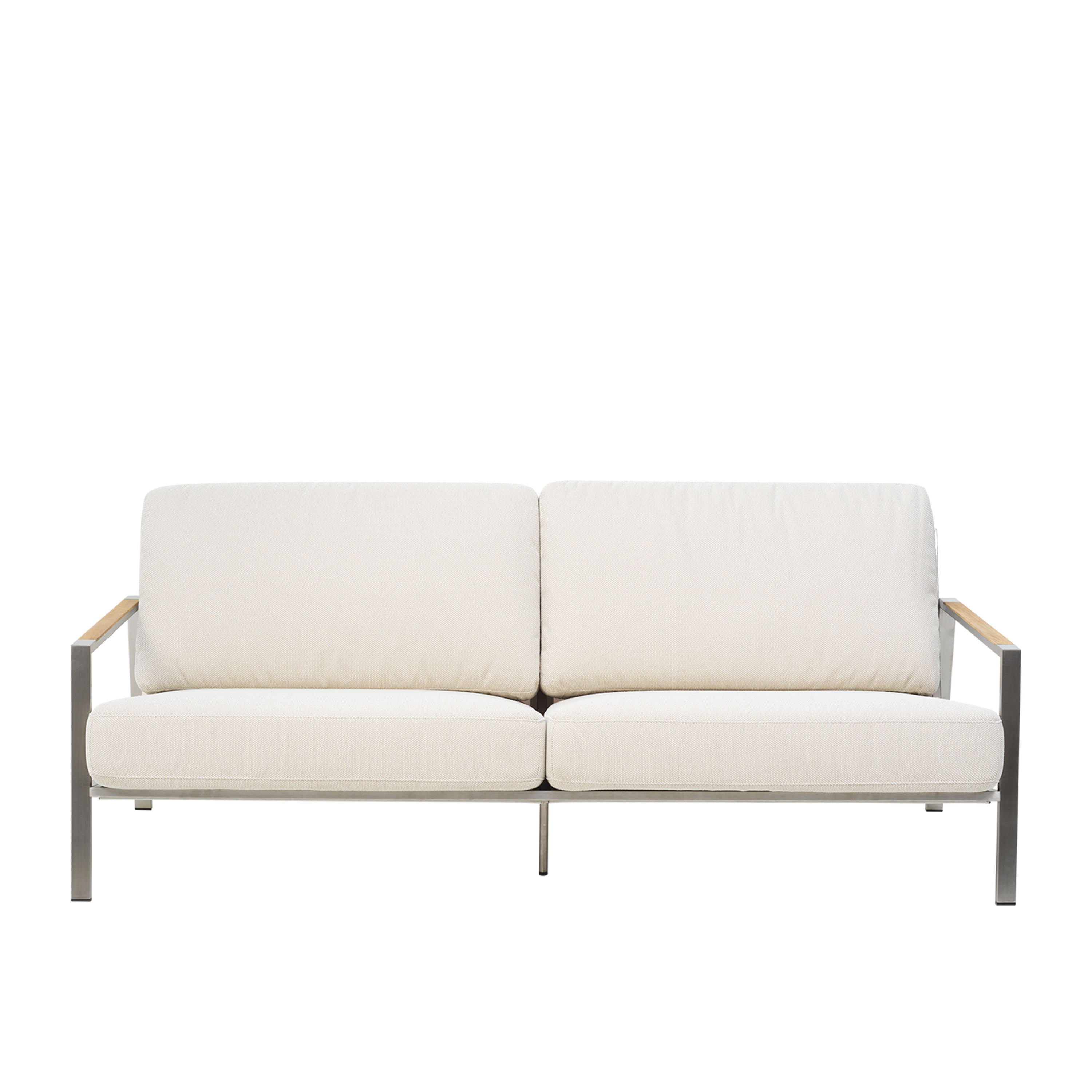 Naos 2,5-sits Soffa Stainless Steel/Dot Beige 193cm