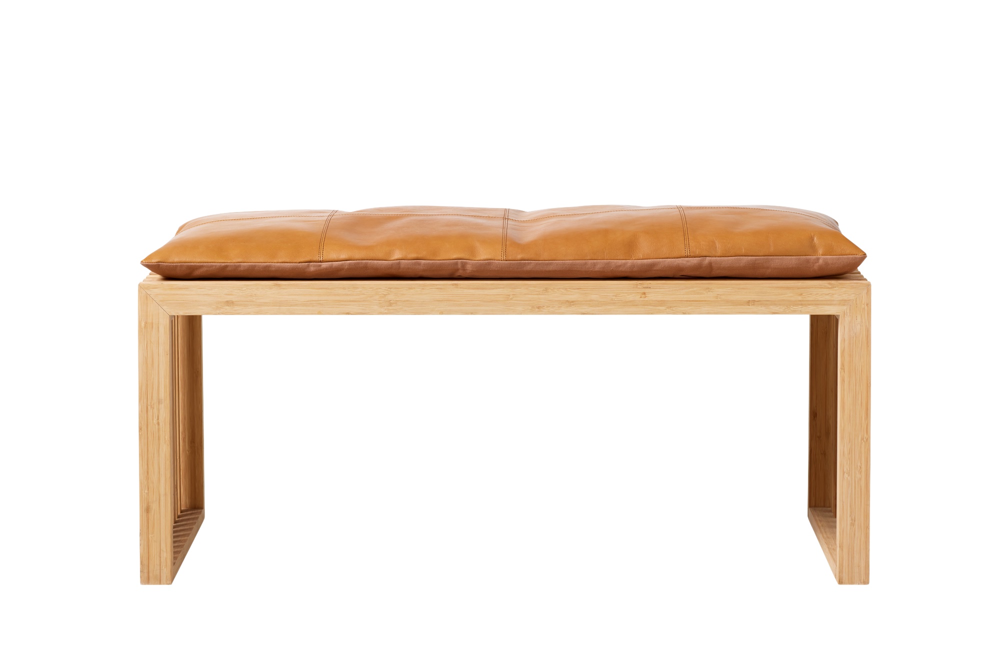 Cinas Rib Bänk Bamboo/Brown 104cm