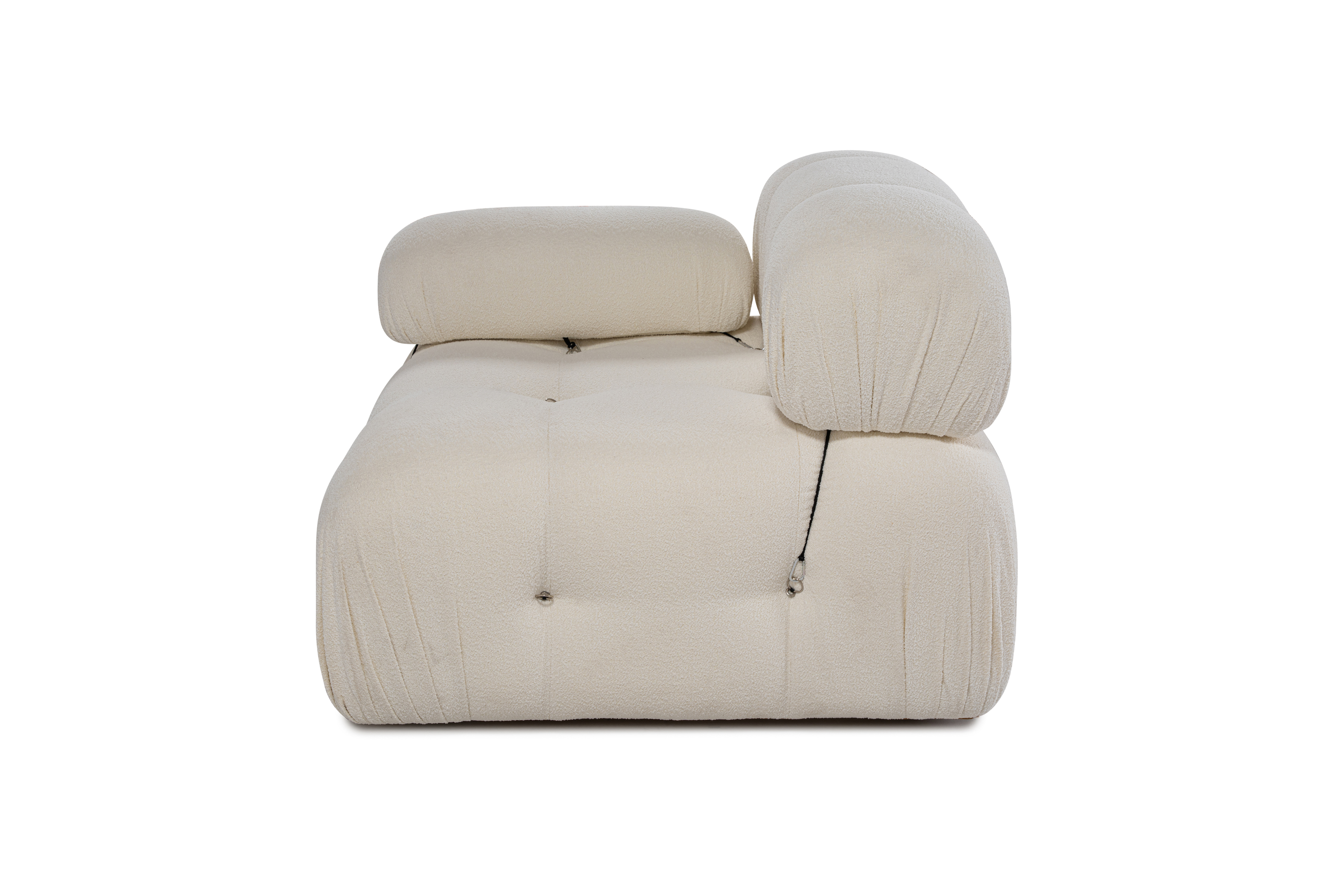 Sleepo Collection Blanca Vänstermodul White Bouclé