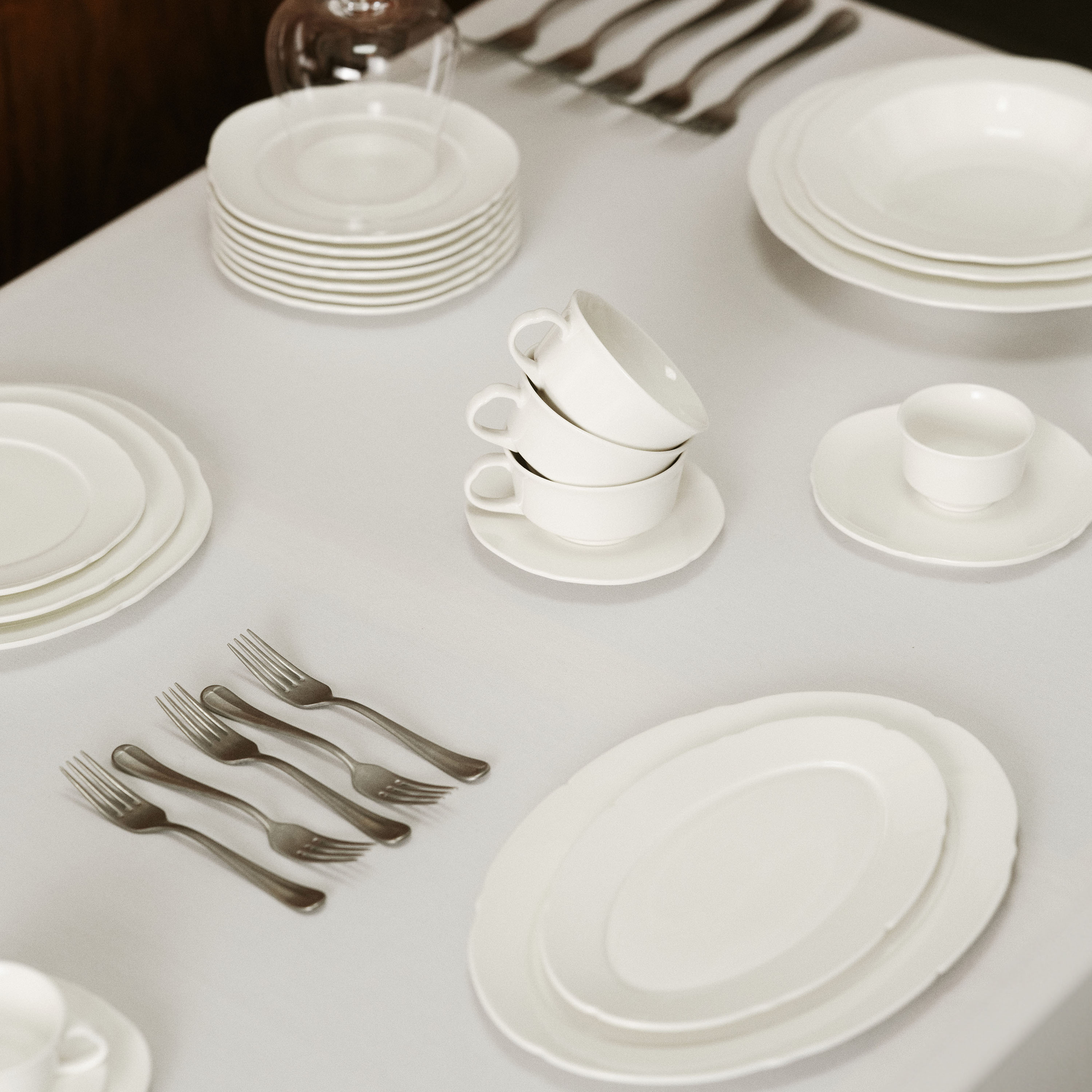 Serax Silhouette Fat till Kaffekopp White Ø12 4-pack