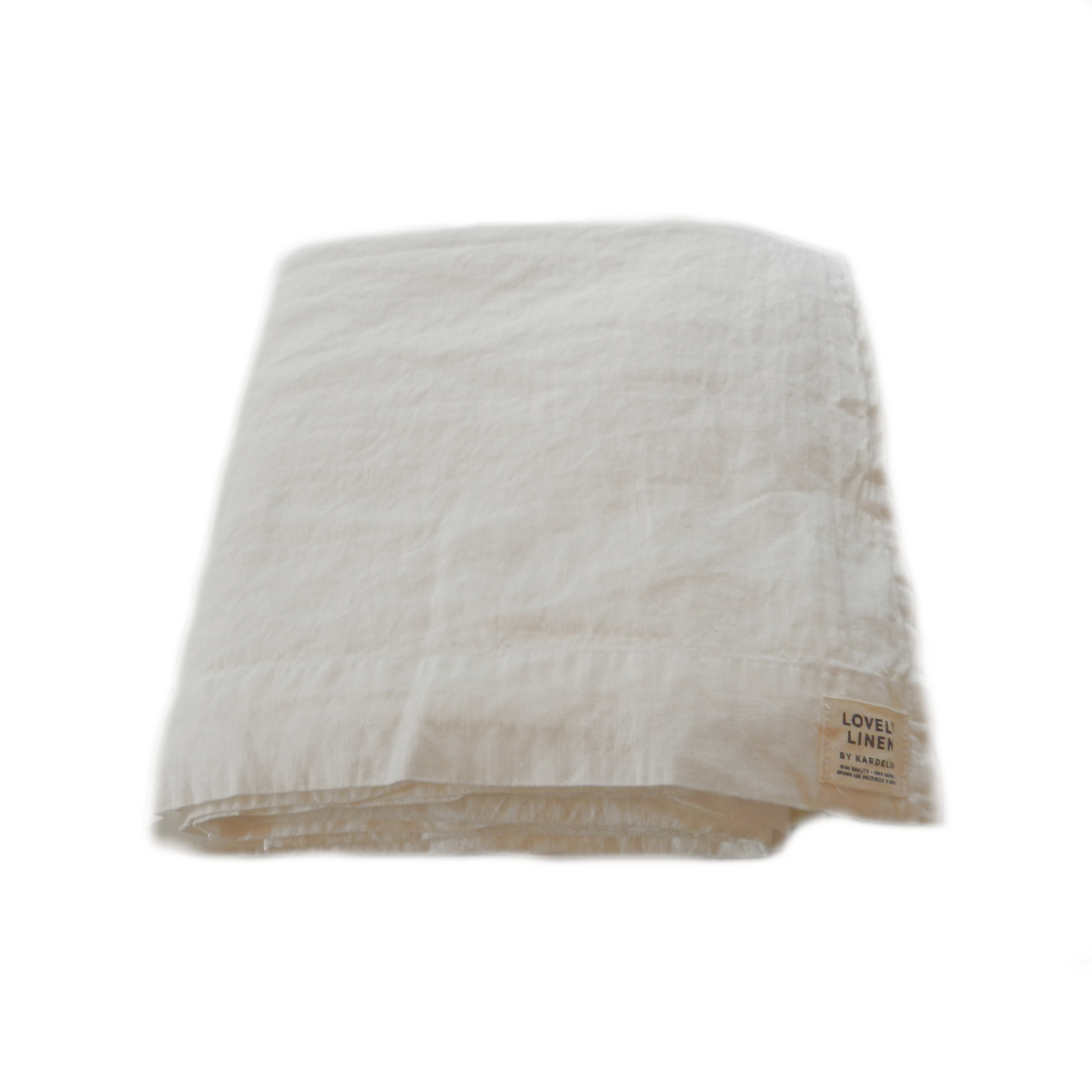 Lovely Linen Heaven Underlakan Optical White 150x260