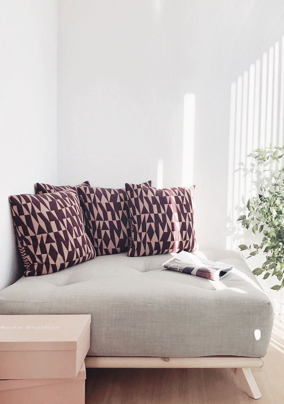 Karup Design Senza Fotskammel Natur/Linen