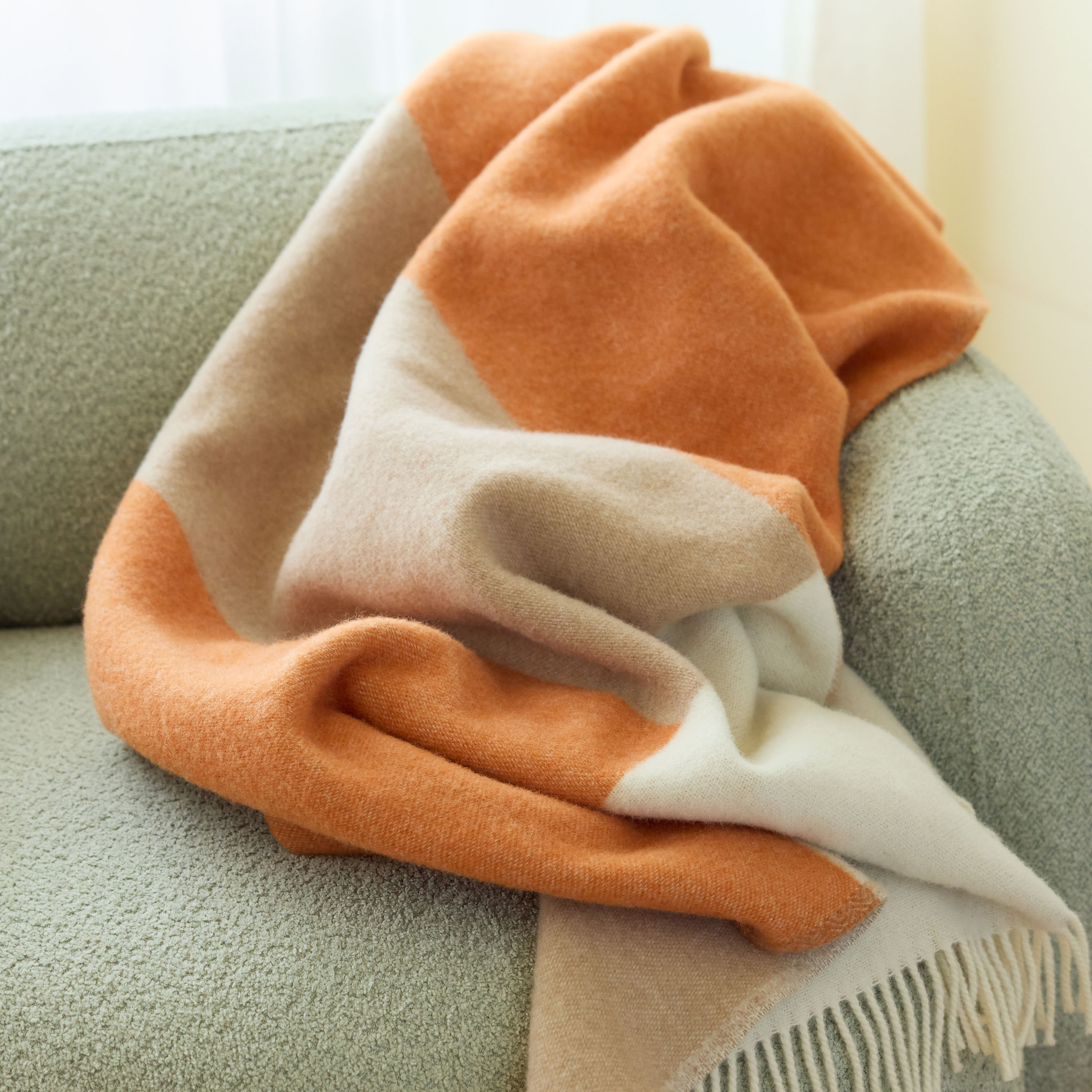 Northern Layer Pledd Oransje 130x170