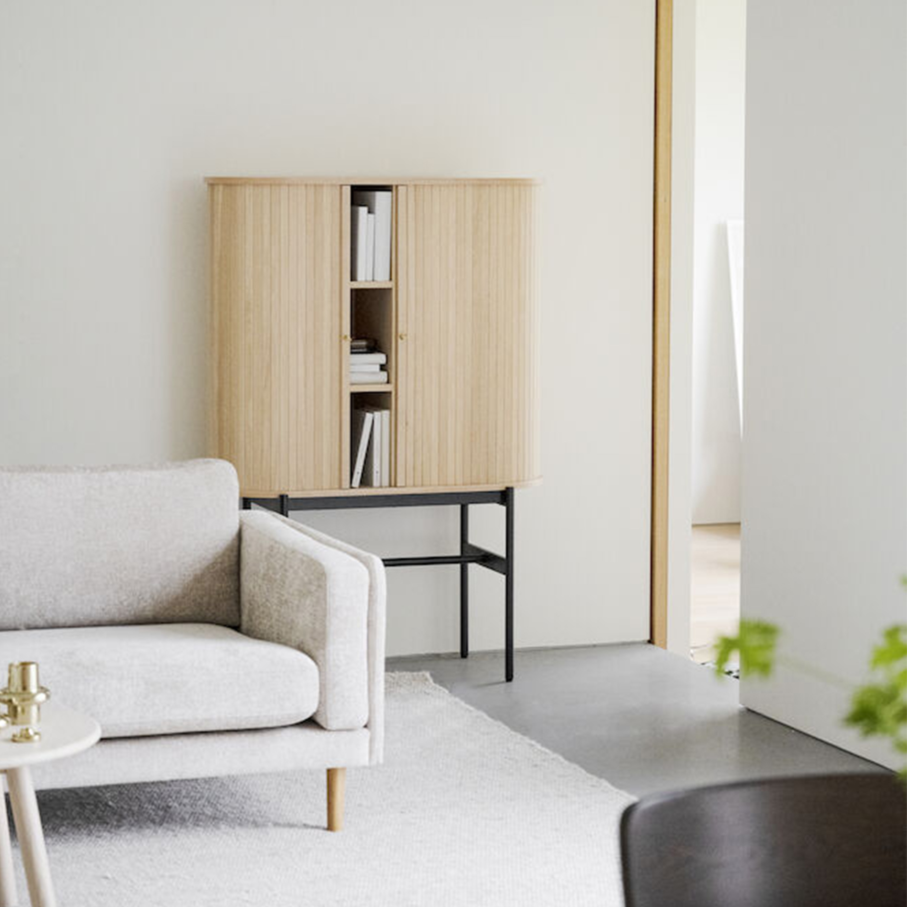 Rowico Home Haddington Skåp Vitpigmenterad/Svart102cm