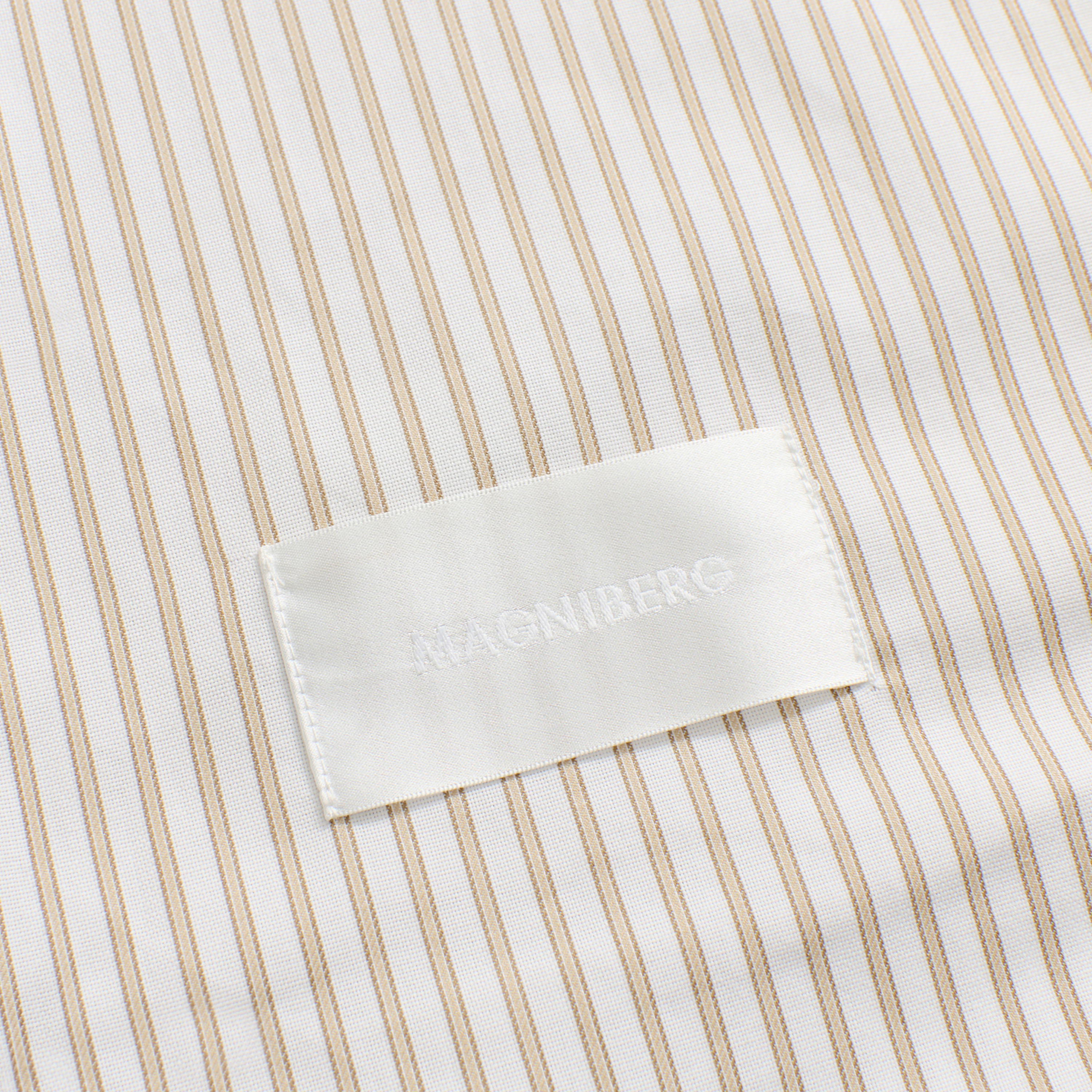 Wall Street Oxford Tyynyliina Stripe Light Beige 50x90
