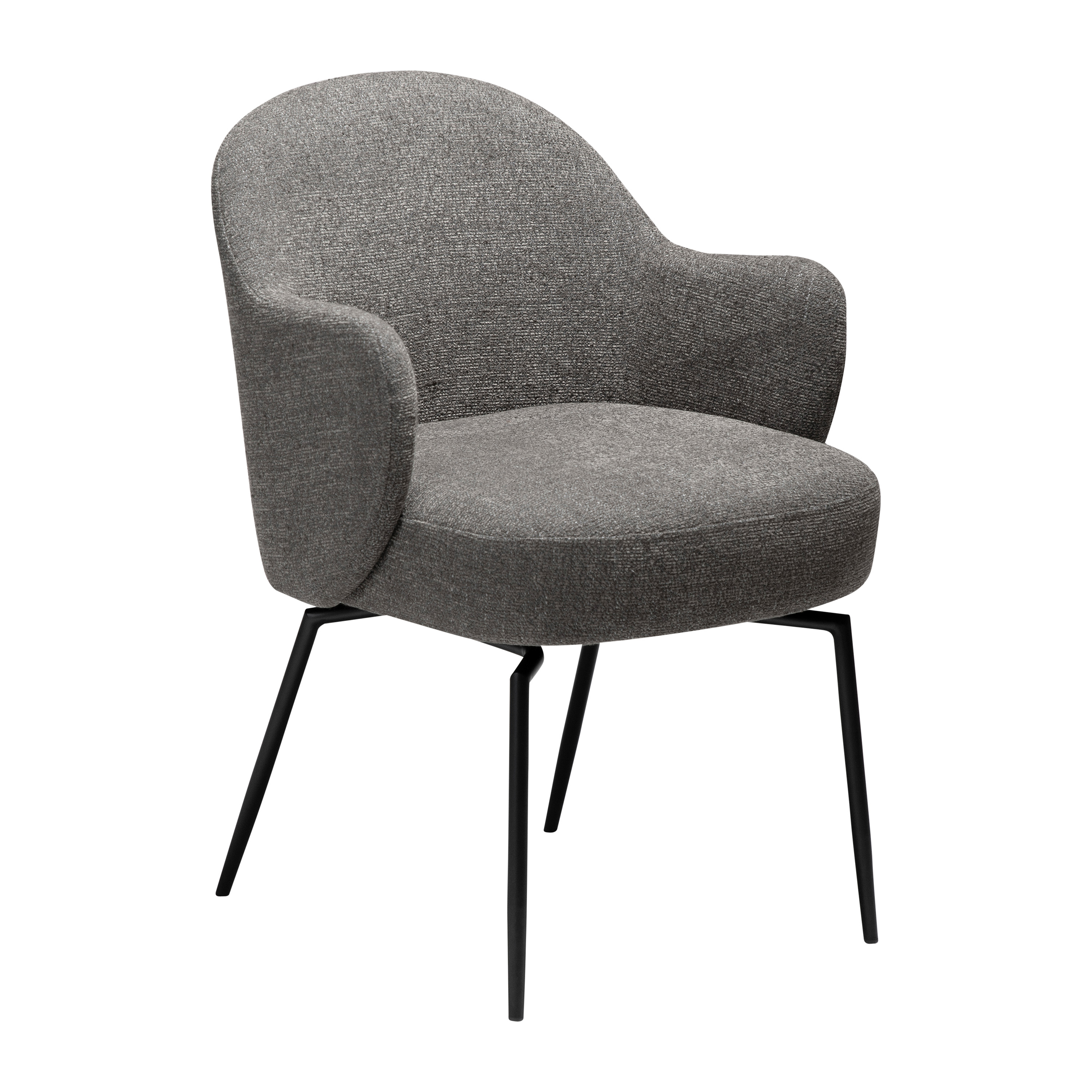 Bae Swivel Karmstol Pebble Earth Bouclé/Black