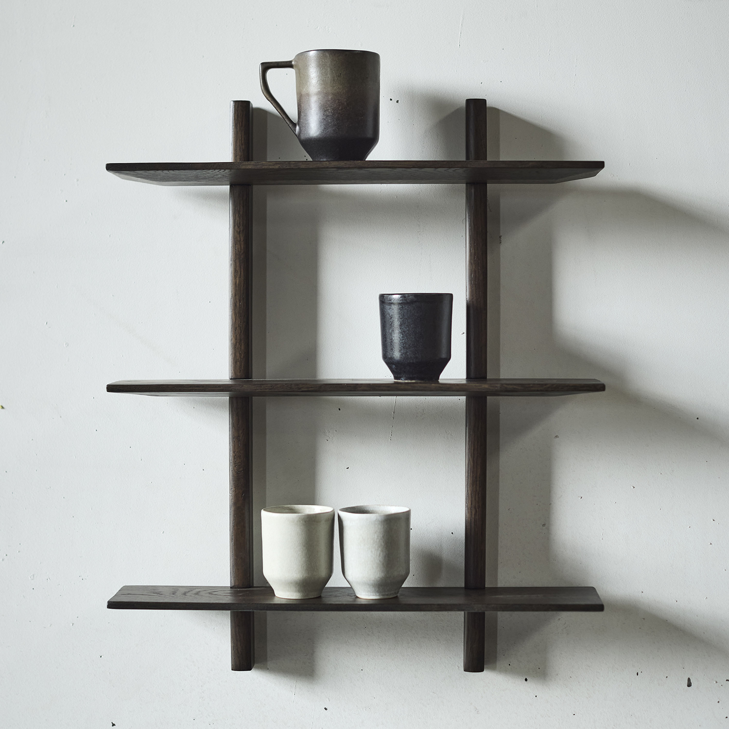 Muubs Noir Vägghylla Dark Stained Oil Small