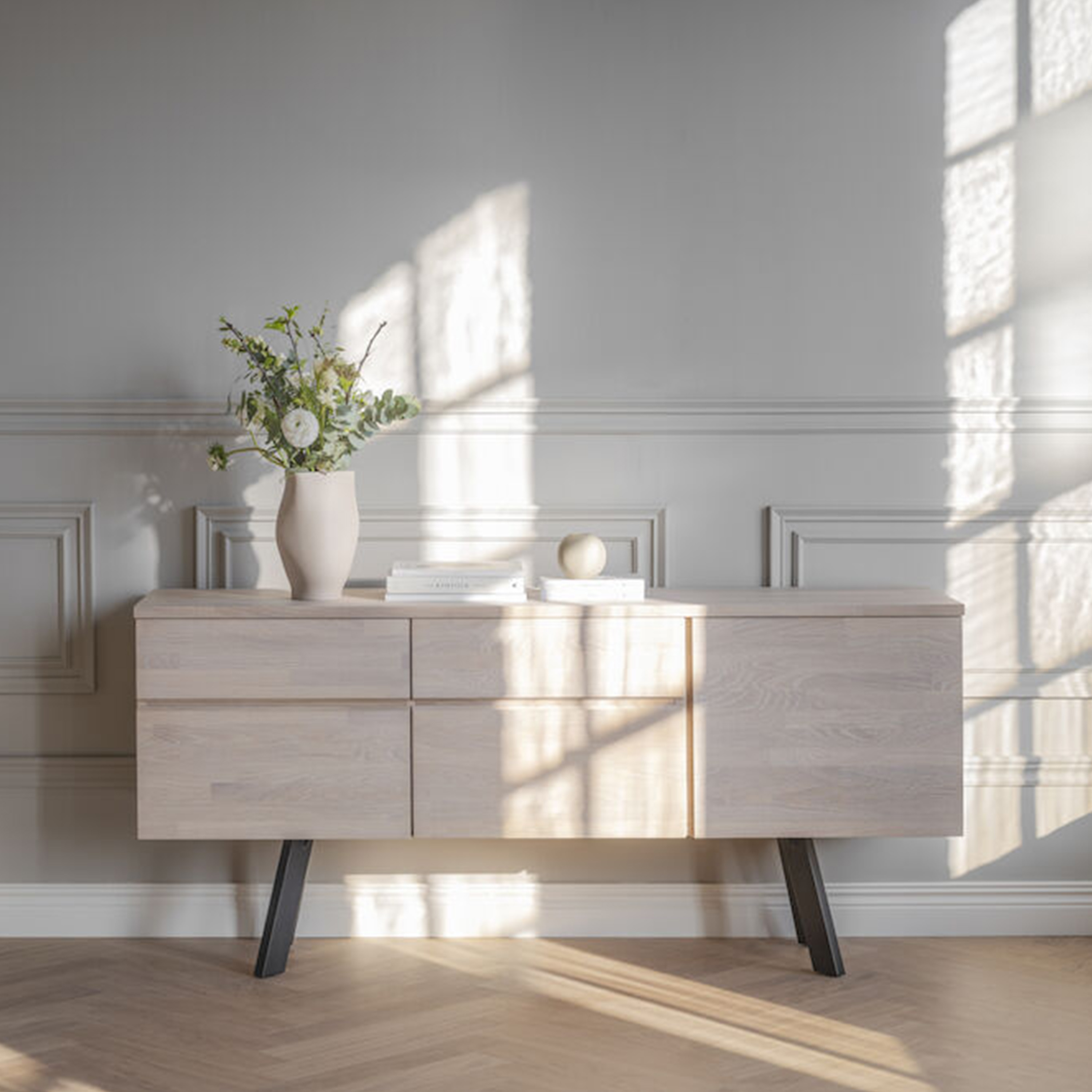 Rowico Home Fred Sideboard Vitpigmenterad